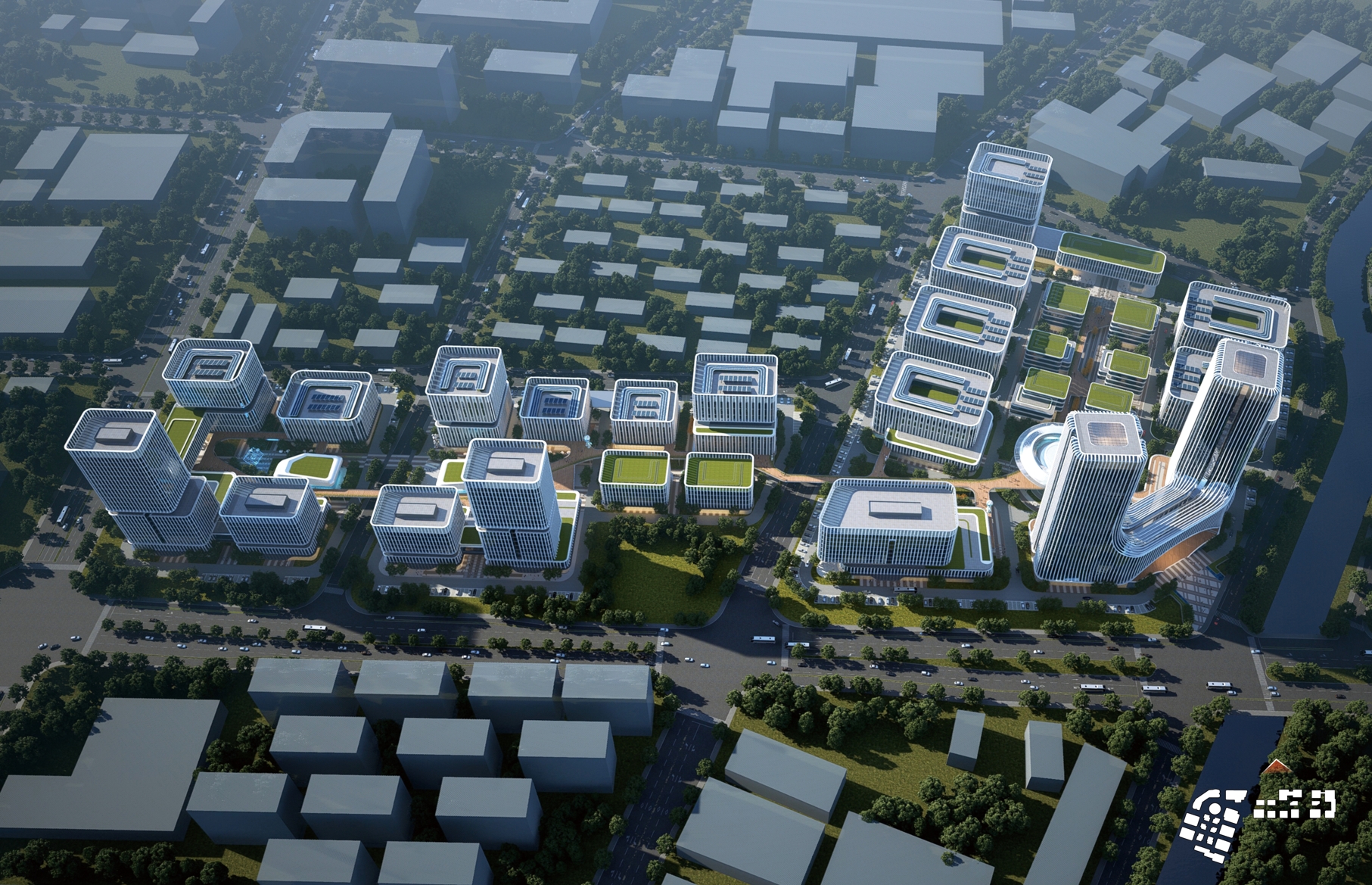 山河律动、科创之源——玲珑老工业区腾笼换鸟产业园丨中国杭州丨之易建筑设计(咨询)有限公司-36