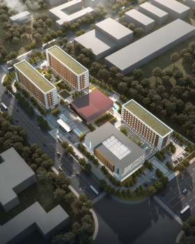 万结奋进，城市展窗 —风景中的颐养园，阳光下的社交圈丨中国亳州丨之易建筑设计咨询（杭州）有限公司