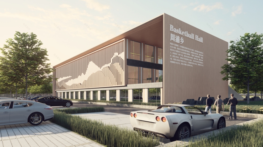 杭州周浦乡三阳绿色运动广场篮球场丨中国杭州丨之易建筑设计咨询(杭州)有限公司-11