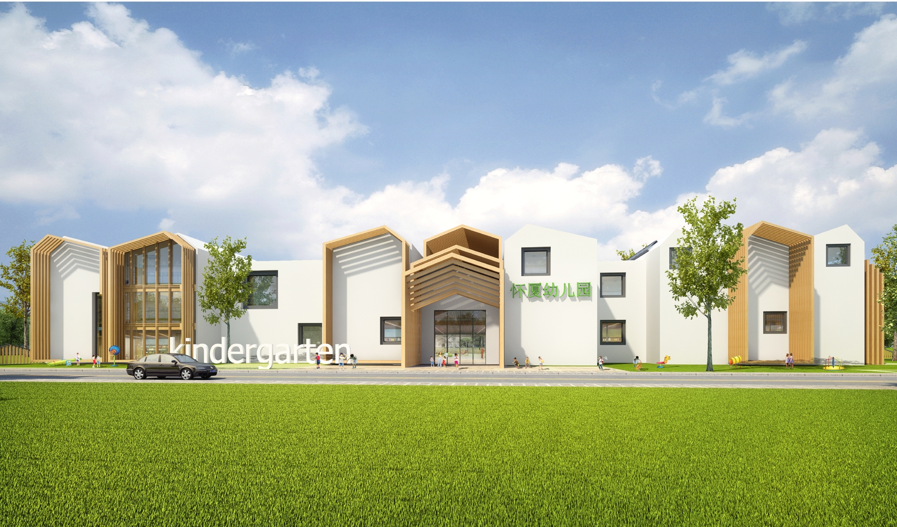 童话世界—怀夏幼儿园建筑方案设计丨中国台州丨之易建筑设计咨询(杭州)有限公司-19