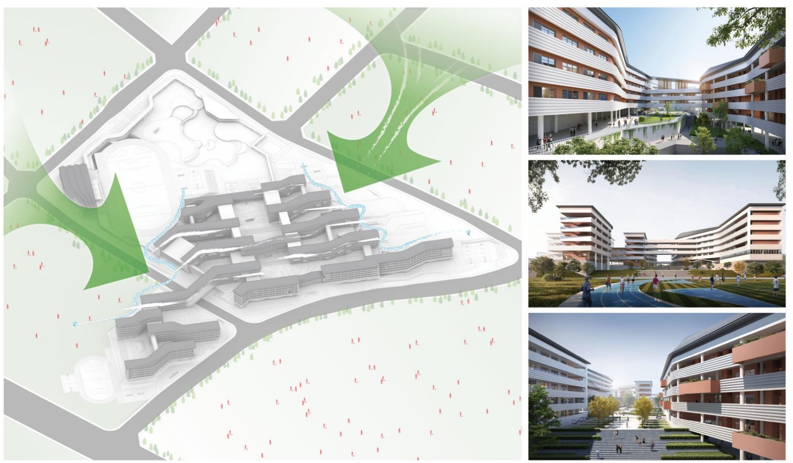 ”天”山院落,交织书“台”——天台县外国语中学投标丨中国台州丨之易建筑设计咨询(杭州)有限公司-3