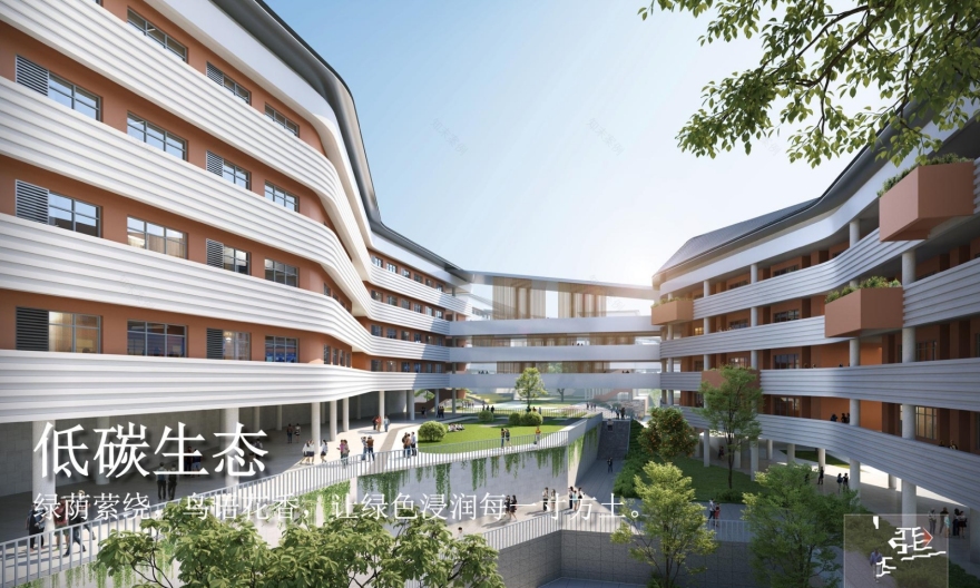 ”天”山院落,交织书“台”——天台县外国语中学投标丨中国台州丨之易建筑设计咨询(杭州)有限公司-23