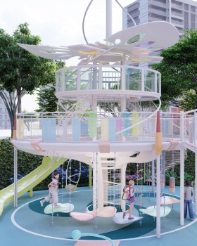 永兴学校 幼儿户外活动场地游乐设施丨中国杭州丨浙江巧迪