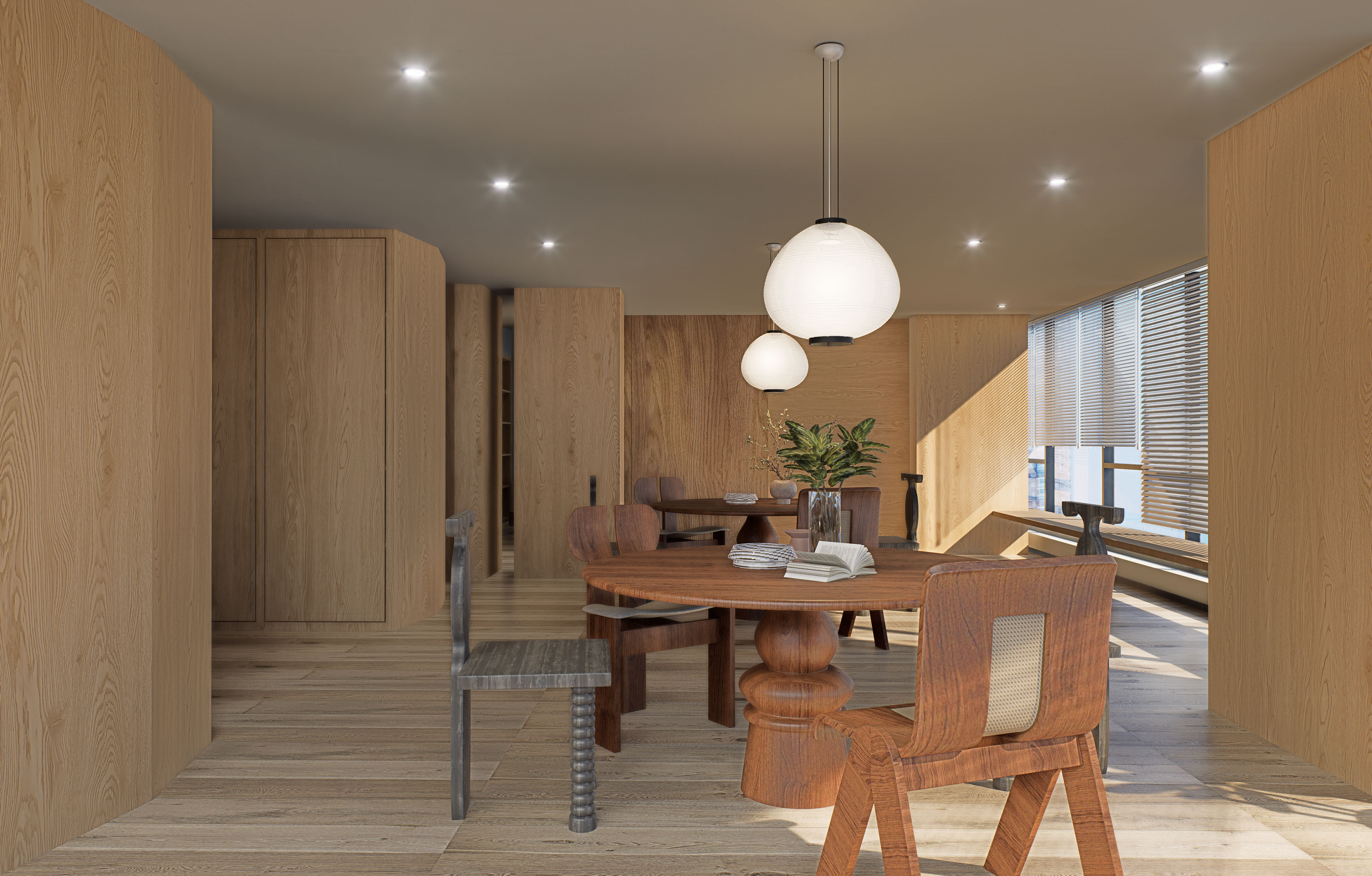 新加坡多功能茶室办公设计丨新加坡丨地表温度Design工作室-13