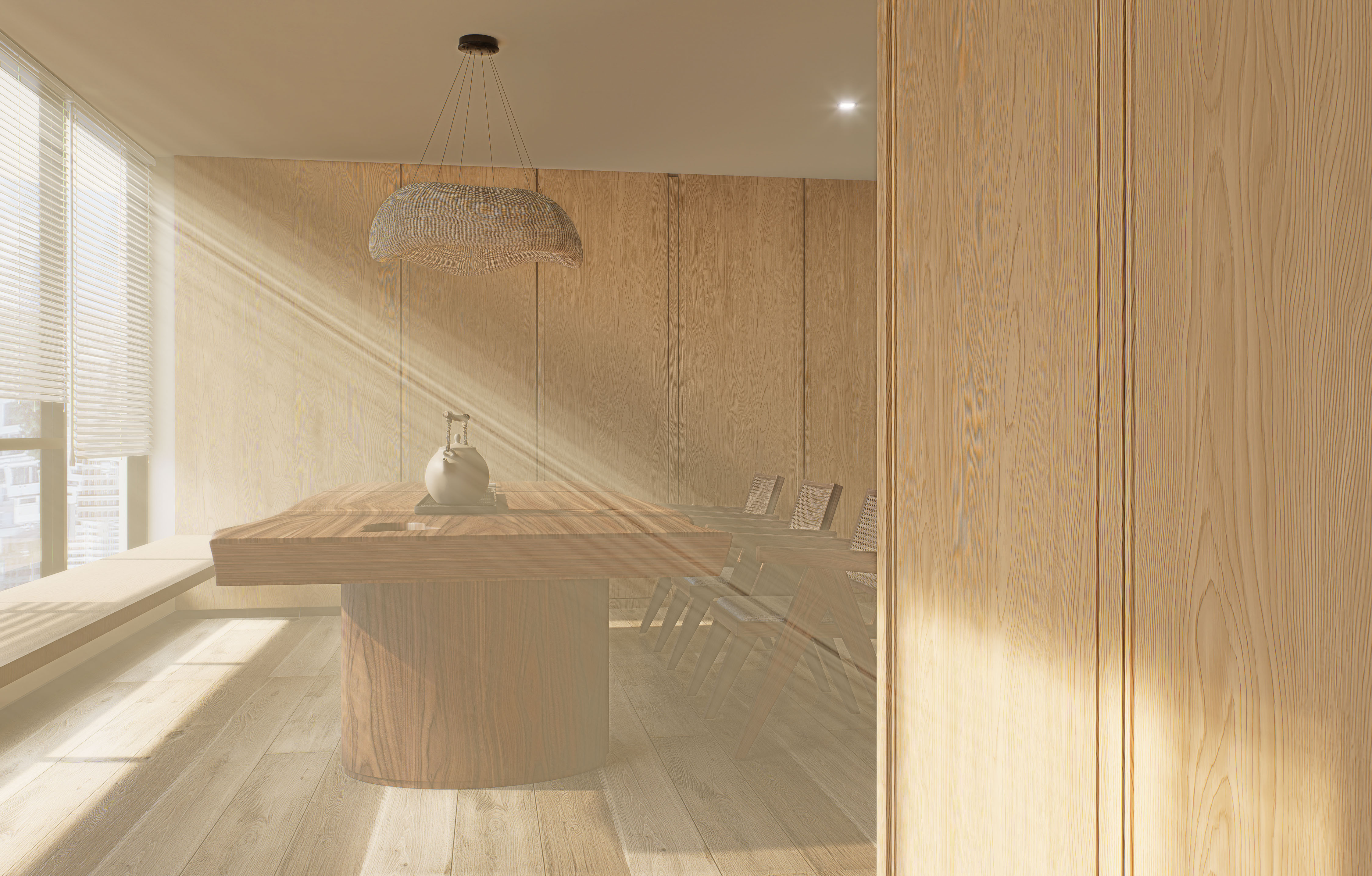 新加坡多功能茶室办公设计丨新加坡丨地表温度Design工作室-18