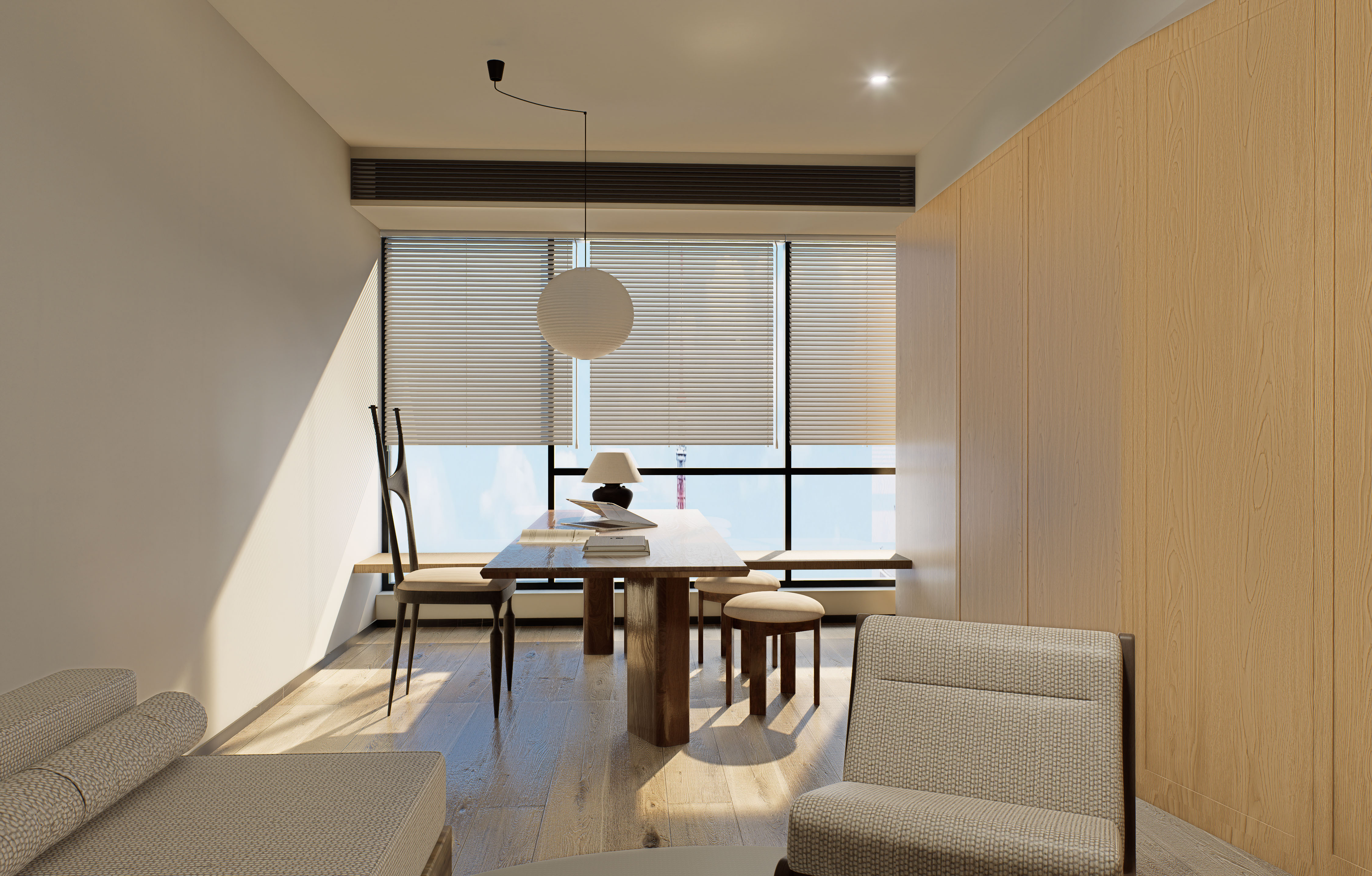 新加坡多功能茶室办公设计丨新加坡丨地表温度Design工作室-21