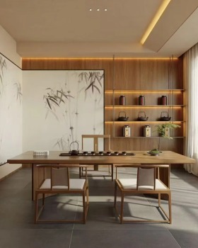 见山雅居茶室丨中国南宁丨锦宸设计