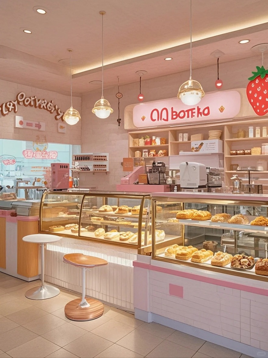 可爱温馨烘焙店丨中国南宁丨锦宸设计-7