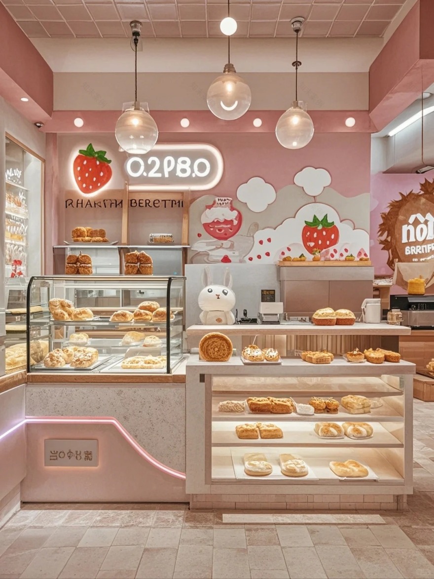可爱温馨烘焙店丨中国南宁丨锦宸设计-8