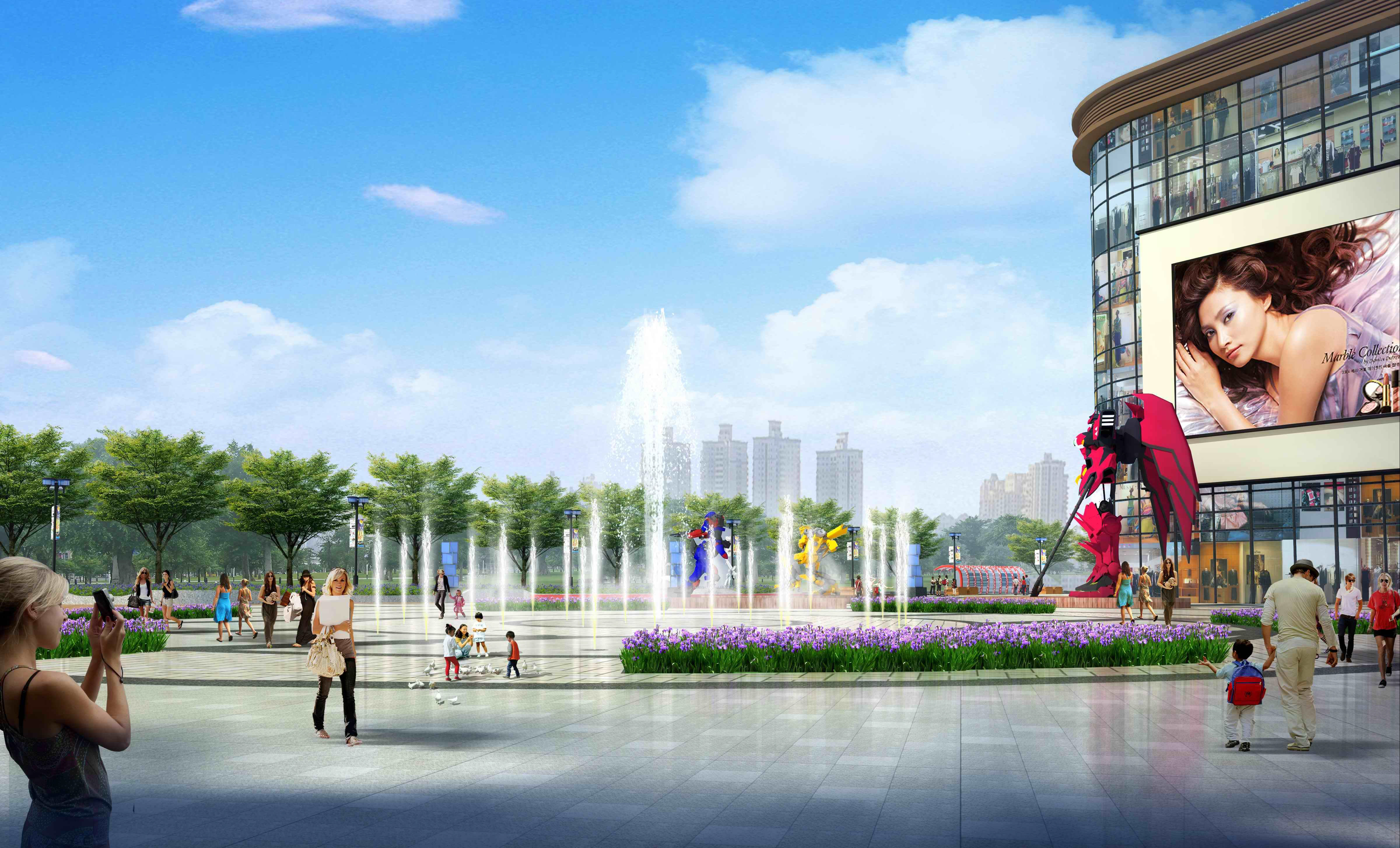 华星国际中心项目景观概念规划设计丨中国遵义丨设计院-25