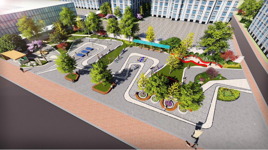 瓮安县文峰路街头绿地景观改造提升项目丨中国黔南布依族苗族自治州丨设计院-31