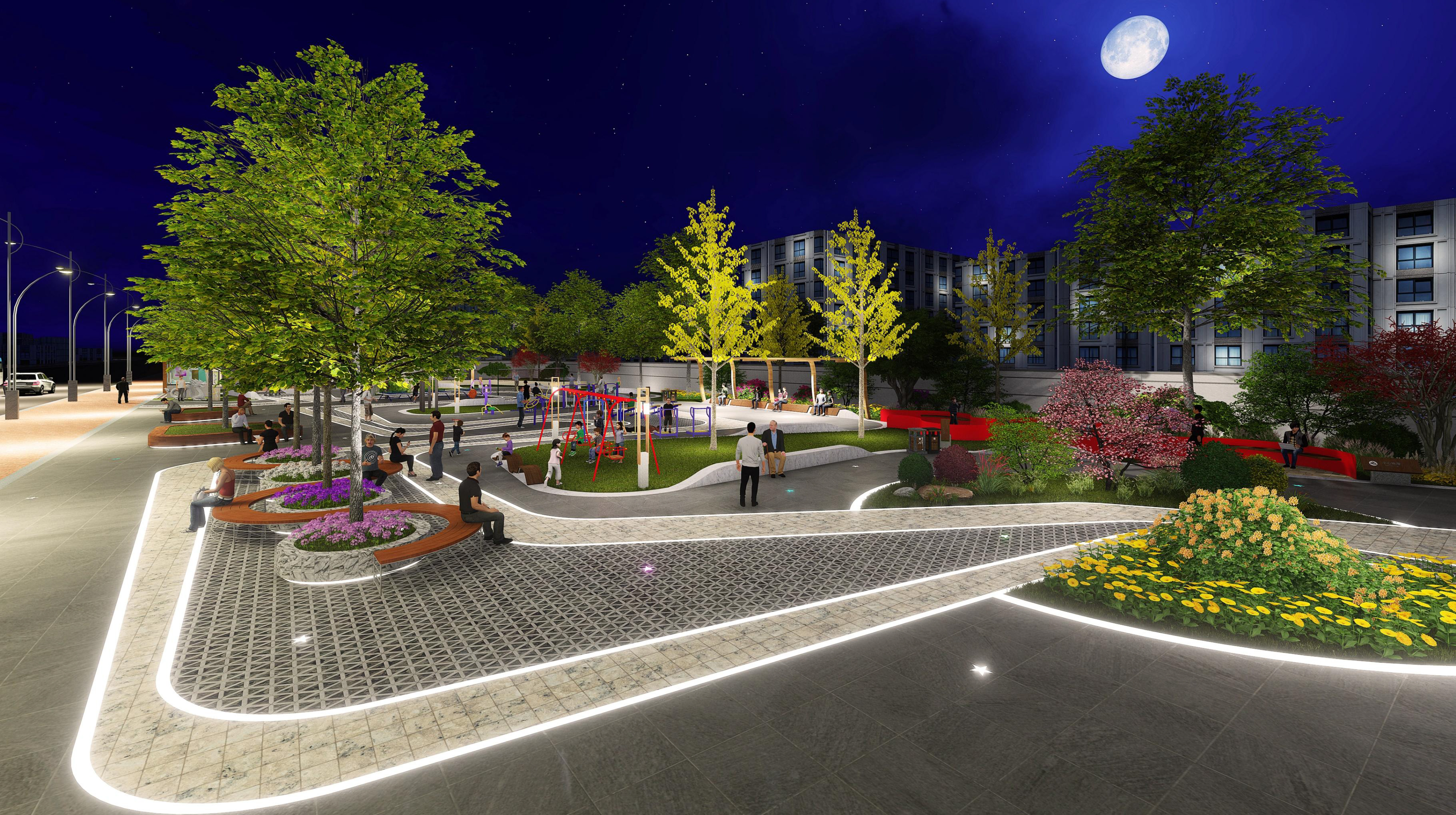 瓮安县文峰路街头绿地景观改造提升项目丨中国黔南布依族苗族自治州丨设计院-43