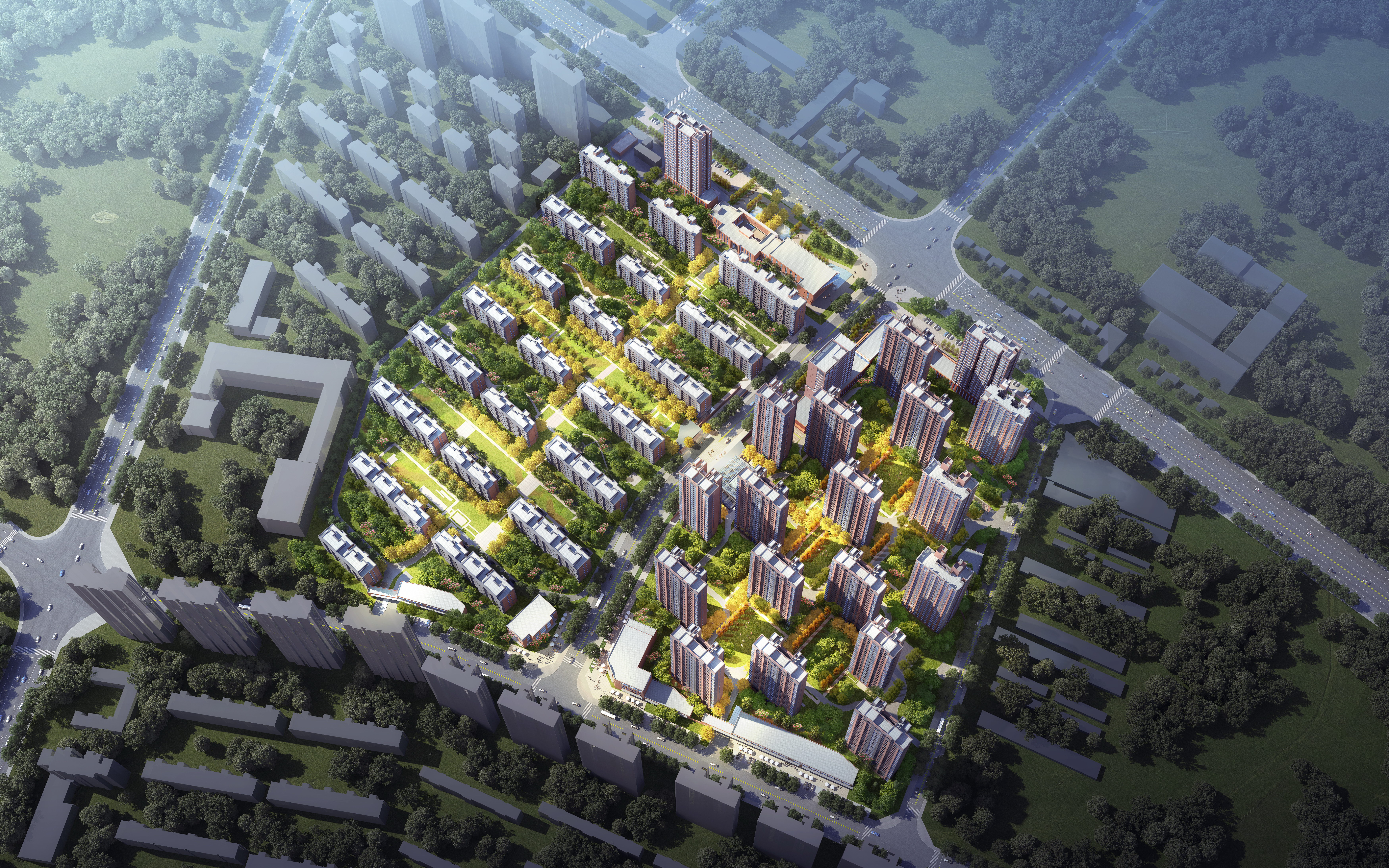 梯田景观打造丨中国沈阳丨HZS汇张思-1