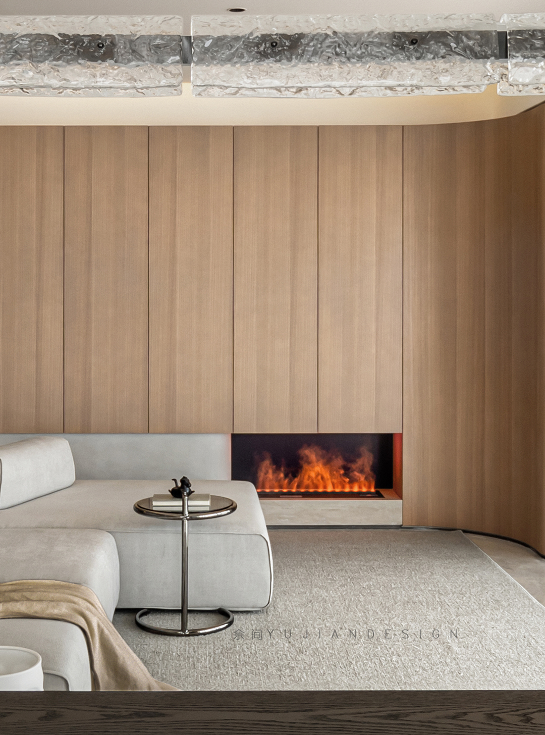 228m²江景大平层实景落地,于江水起伏中窥见生活丨中国武汉丨末一/深圳余间设计有限公司-16