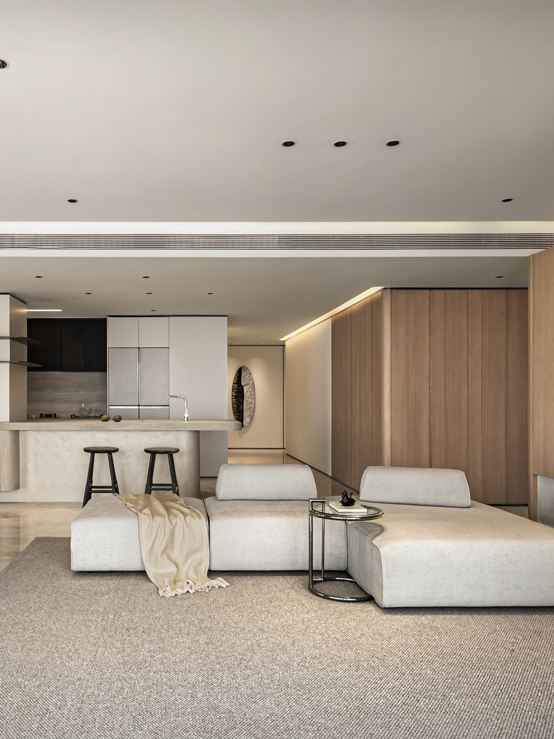 228m²江景大平层实景落地,于江水起伏中窥见生活丨中国武汉丨末一/深圳余间设计有限公司-17