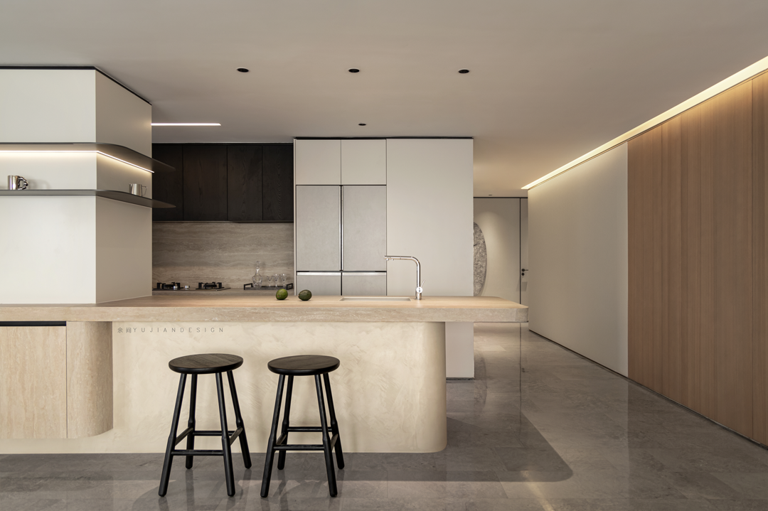 228m²江景大平层实景落地,于江水起伏中窥见生活丨中国武汉丨末一/深圳余间设计有限公司-19