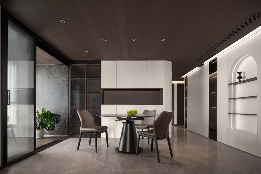 黄浦江边140平现代丨中国上海丨冒杨-8