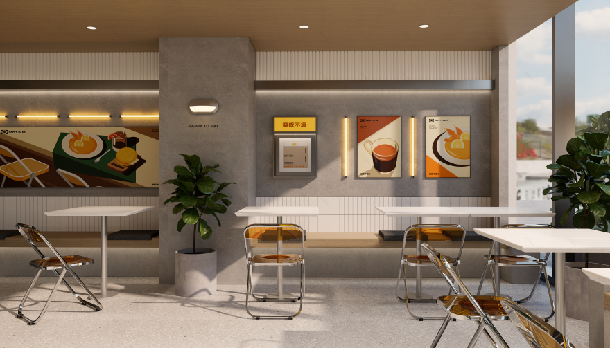 楽吃不疲新式茶餐厅丨中国成都丨Listen L-5