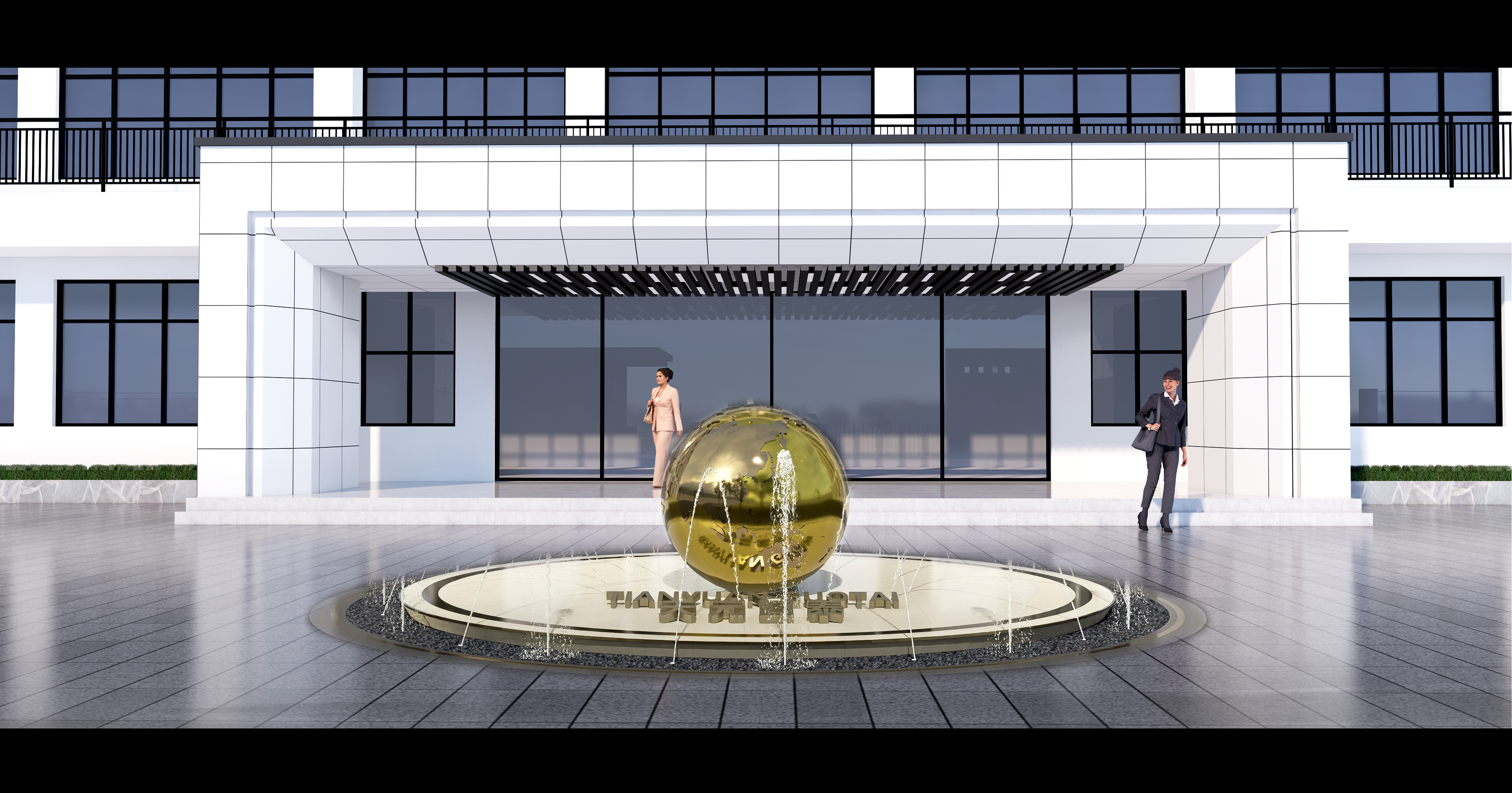 企业大门、门楼设计丨中国天津丨丰云设计-3