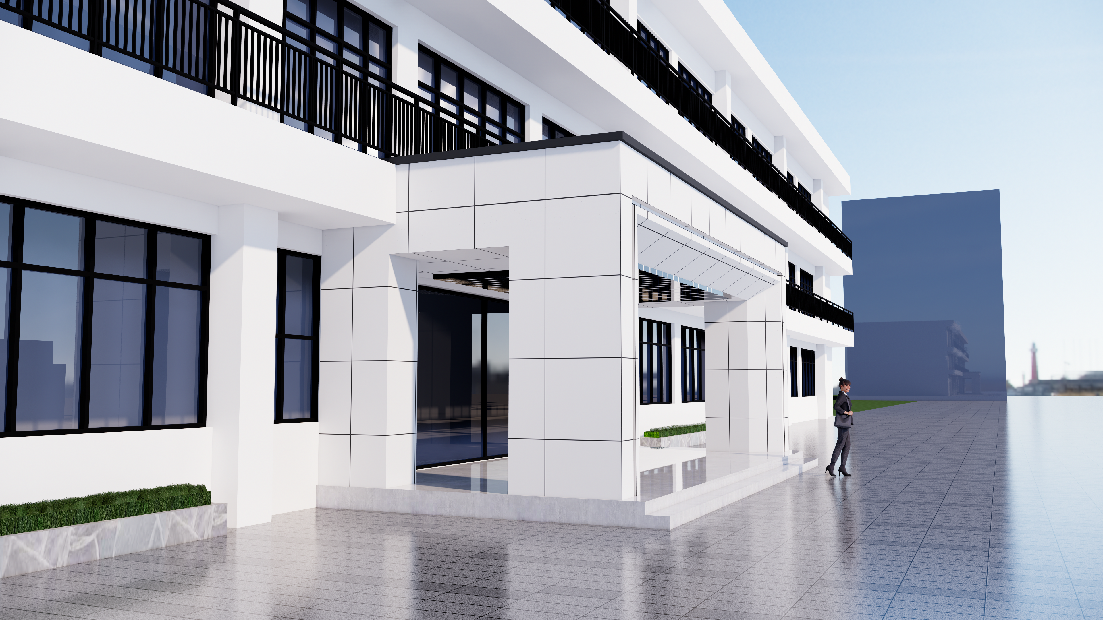 企业大门、门楼设计丨中国天津丨丰云设计-5