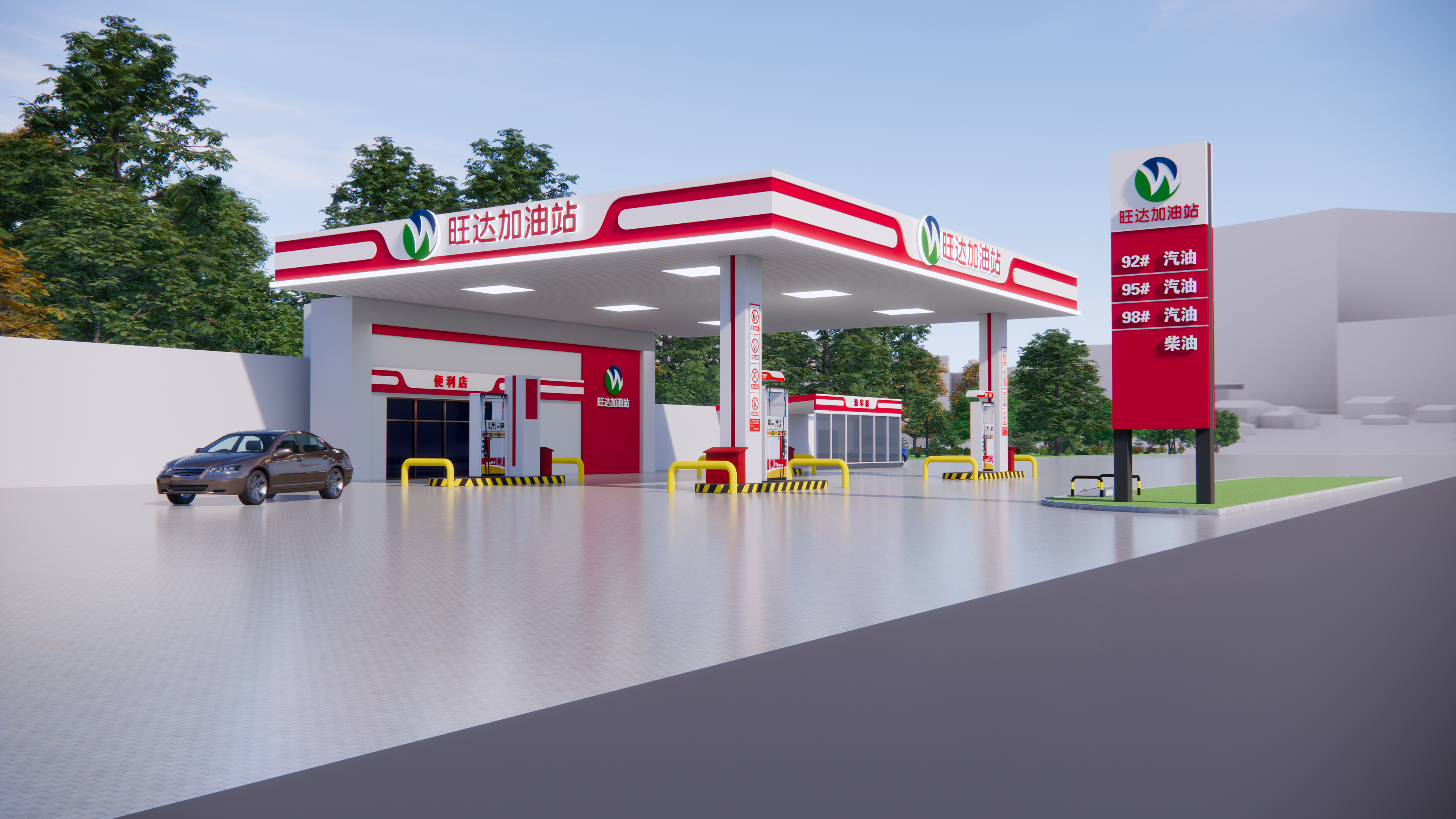 加油站设计丨中国重庆丨丰云设计-2