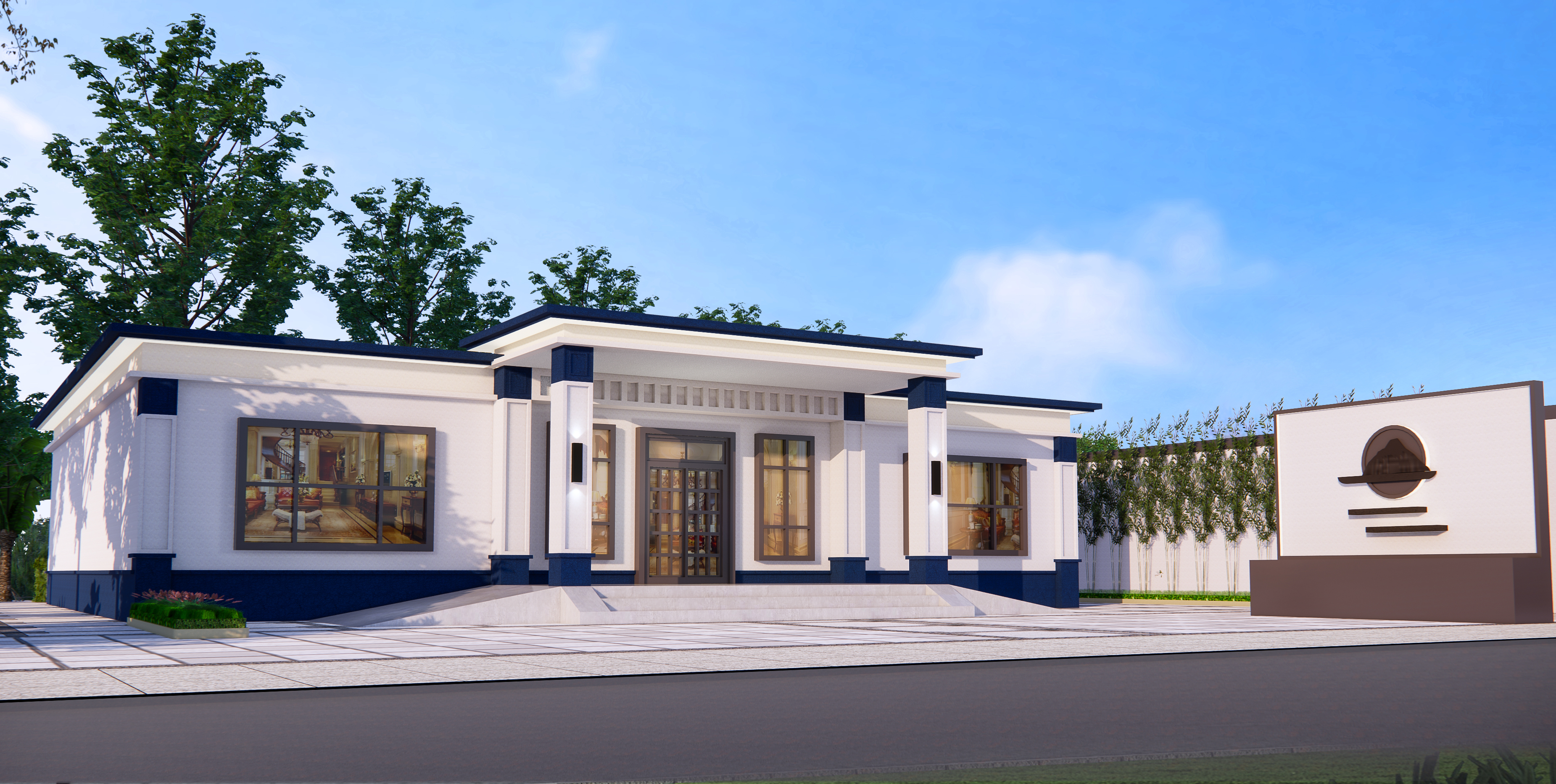 新中式别墅设计丨中国本溪丨丰云设计-0