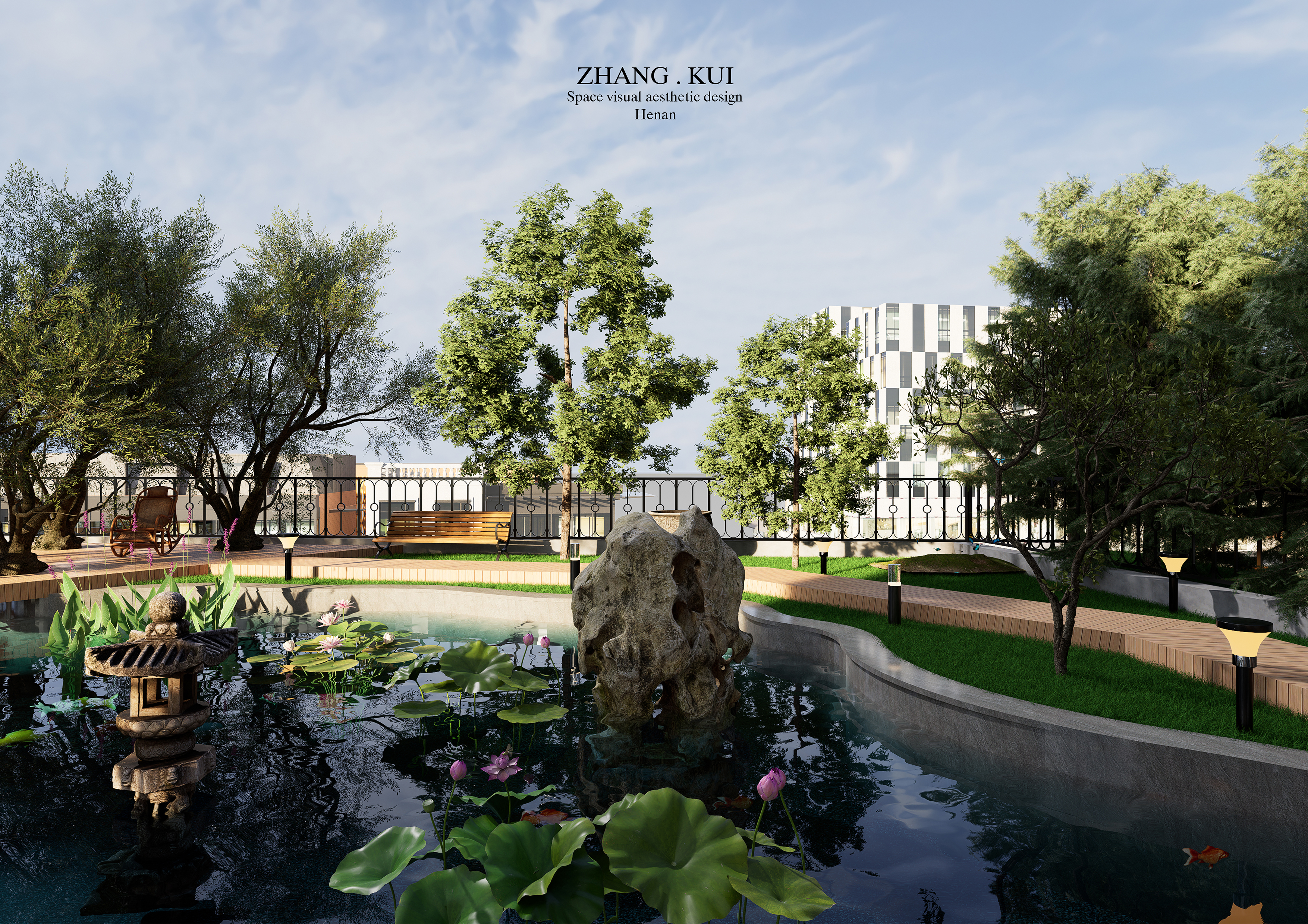 庭院设计丨中国焦作丨ZHANGKUI-8