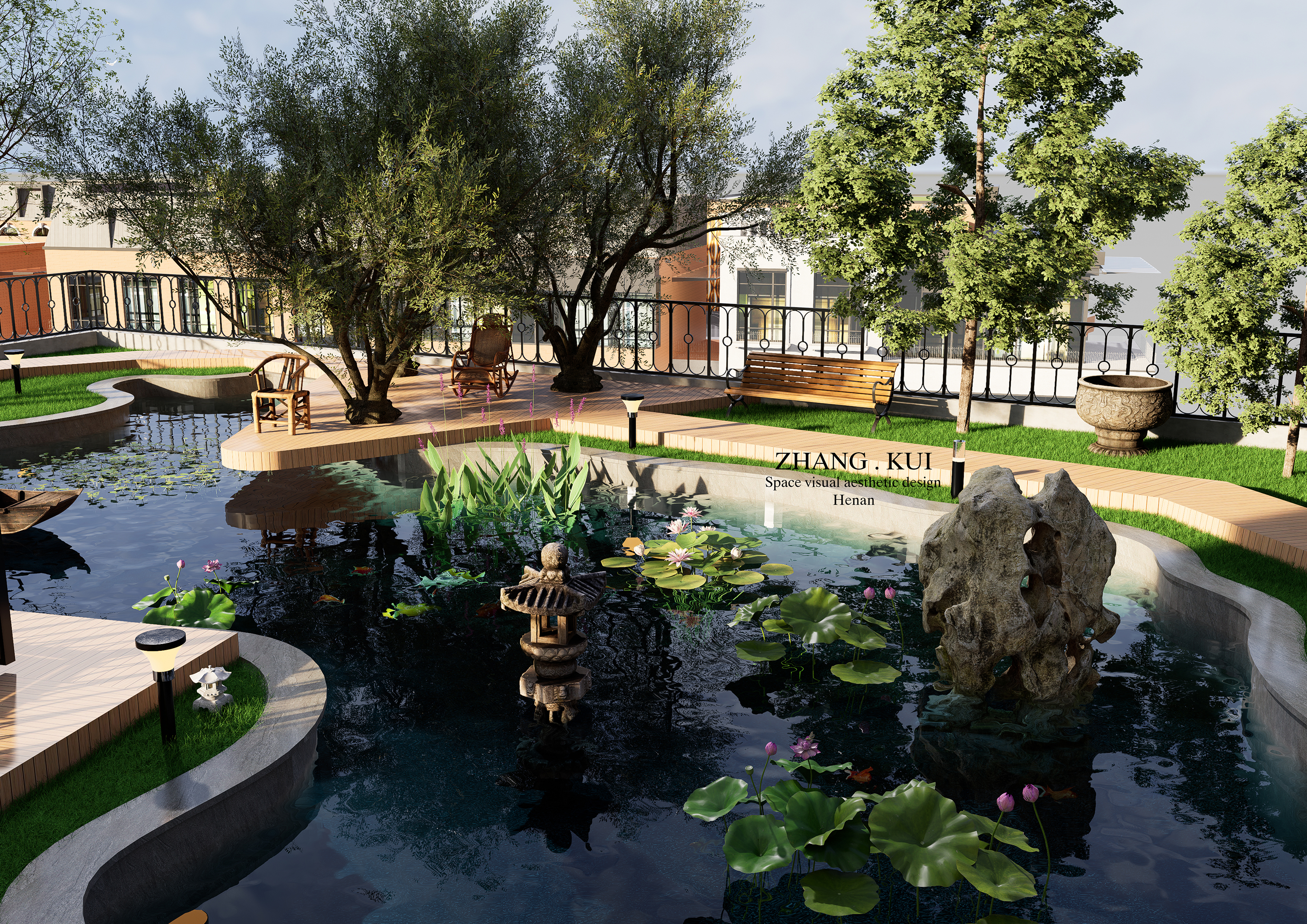 庭院设计丨中国焦作丨ZHANGKUI-6