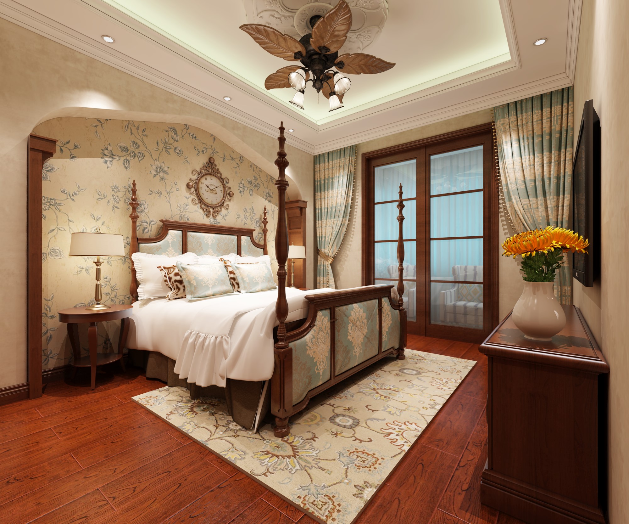 赵都华府180平米美式乡村格调宅邸丨中国邯郸丨董卫朝-3