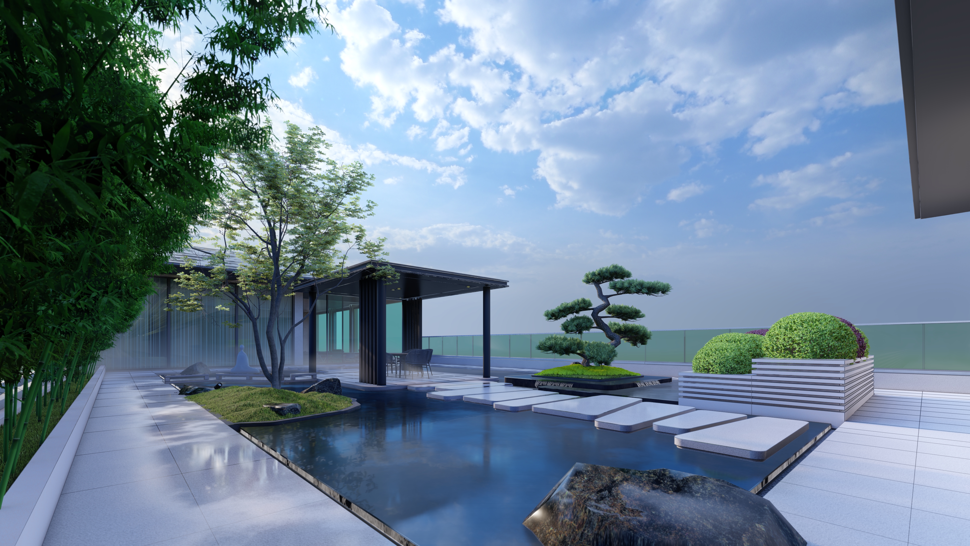 厂区商务屋顶花园丨中国石家庄丨张钱罐-3