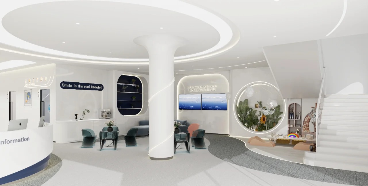 现代科技感——中大型口腔医院设计丨中国吉林丨大圣装饰-4