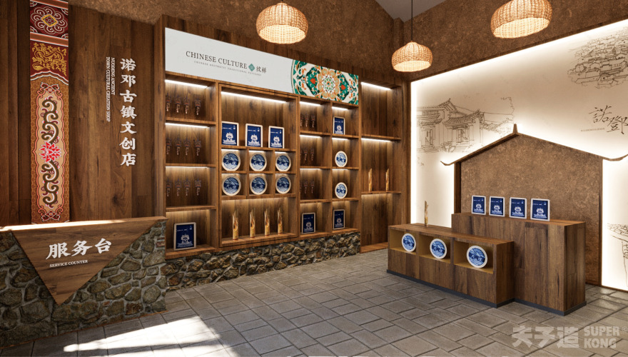 诺邓古镇文化陈列展厅:千年盐井的传承与艺术丨中国昆明丨夫子造设计机构-12