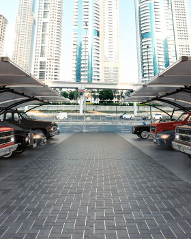 PARKING AREA EXTERIOR DESIGN_U丨英国丨mohd sohail
