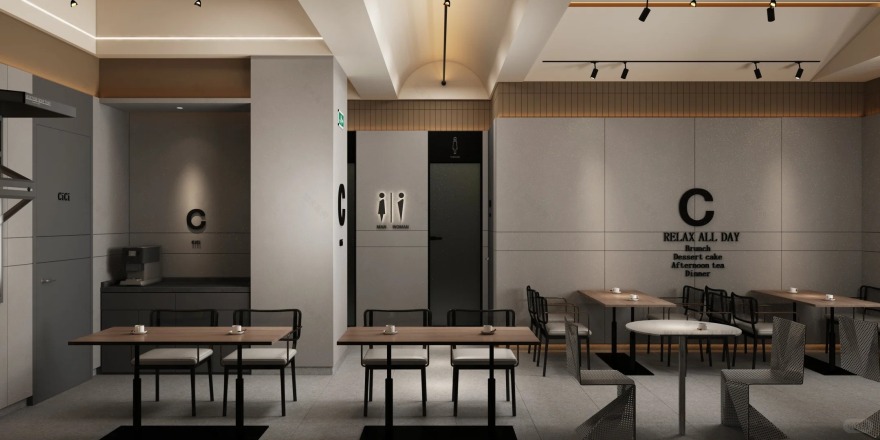 CICI咖啡店设计丨中国吉林丨大圣装饰-6