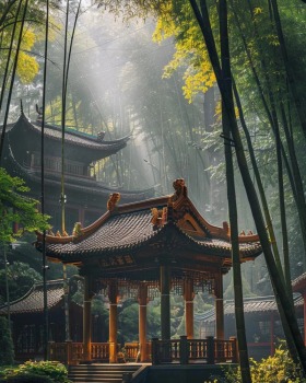 竹林庙宇设计丨中国河池丨欧派设计
