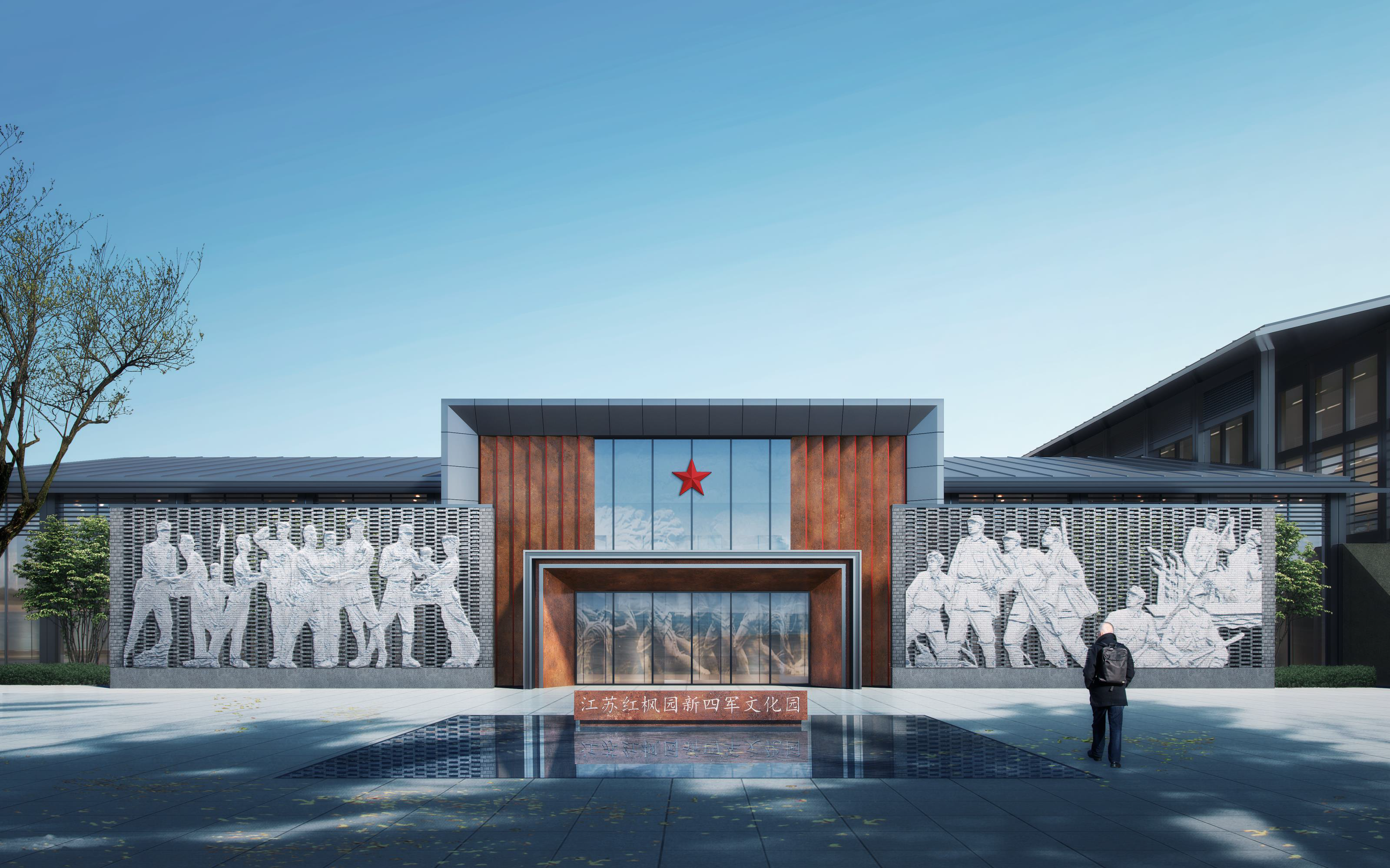 江苏红枫园新四军文化园丨中国扬州丨南京市建筑设计研究院有限责任公司-25