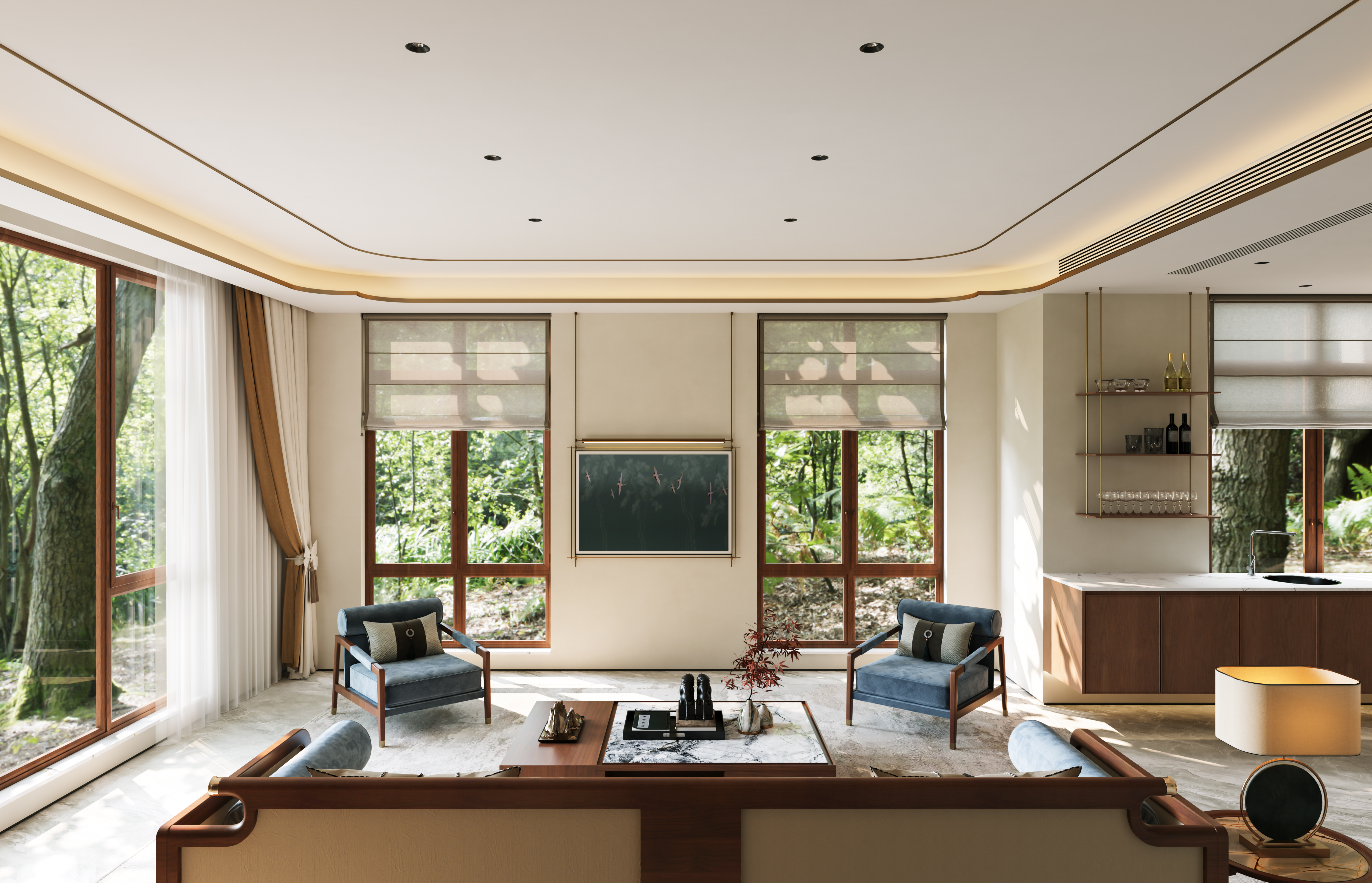 琥珀湾-静谧之邸 别墅豪宅丨中国杭州丨名震设计团队-12