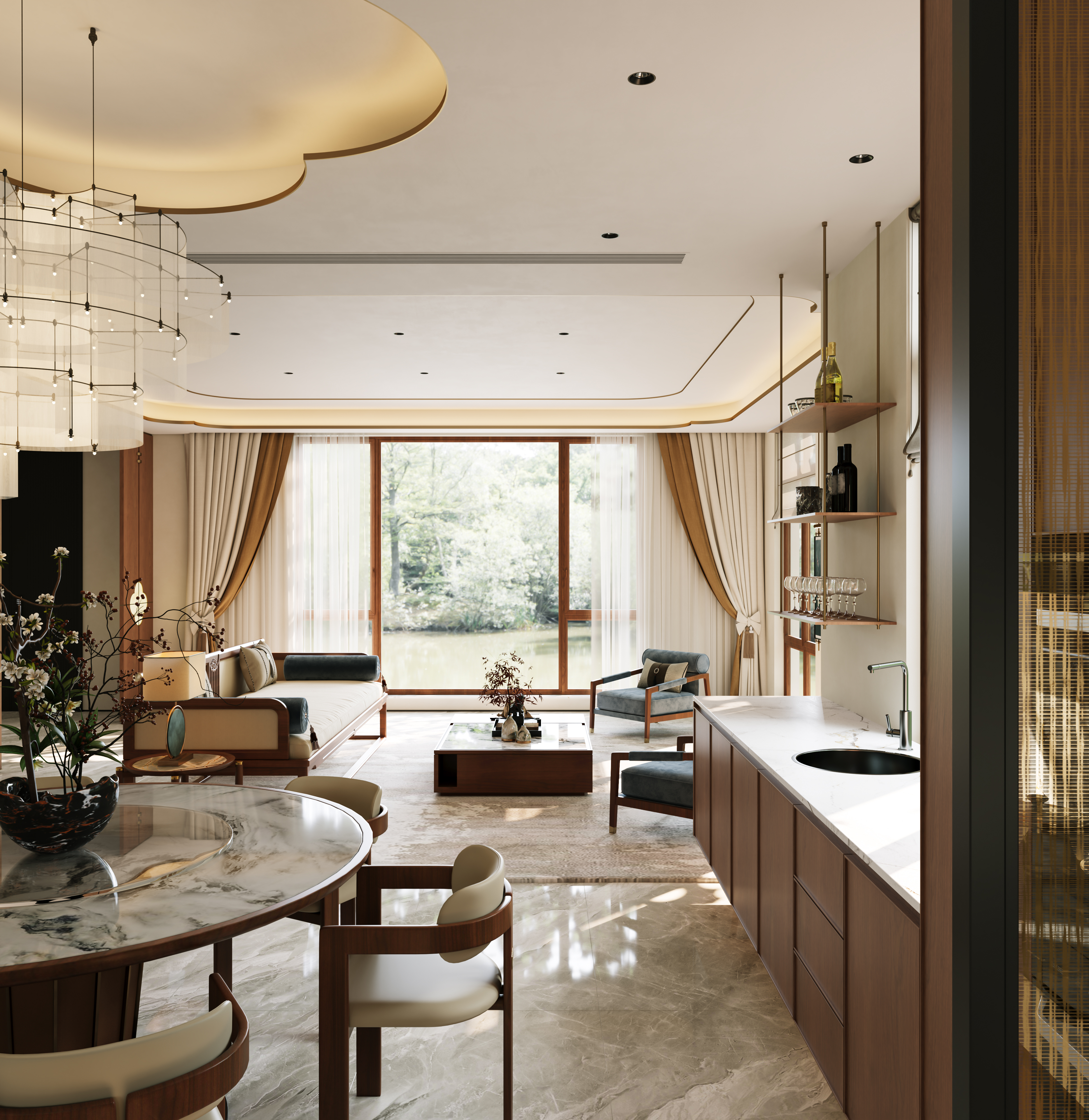 琥珀湾-静谧之邸 别墅豪宅丨中国杭州丨名震设计团队-11