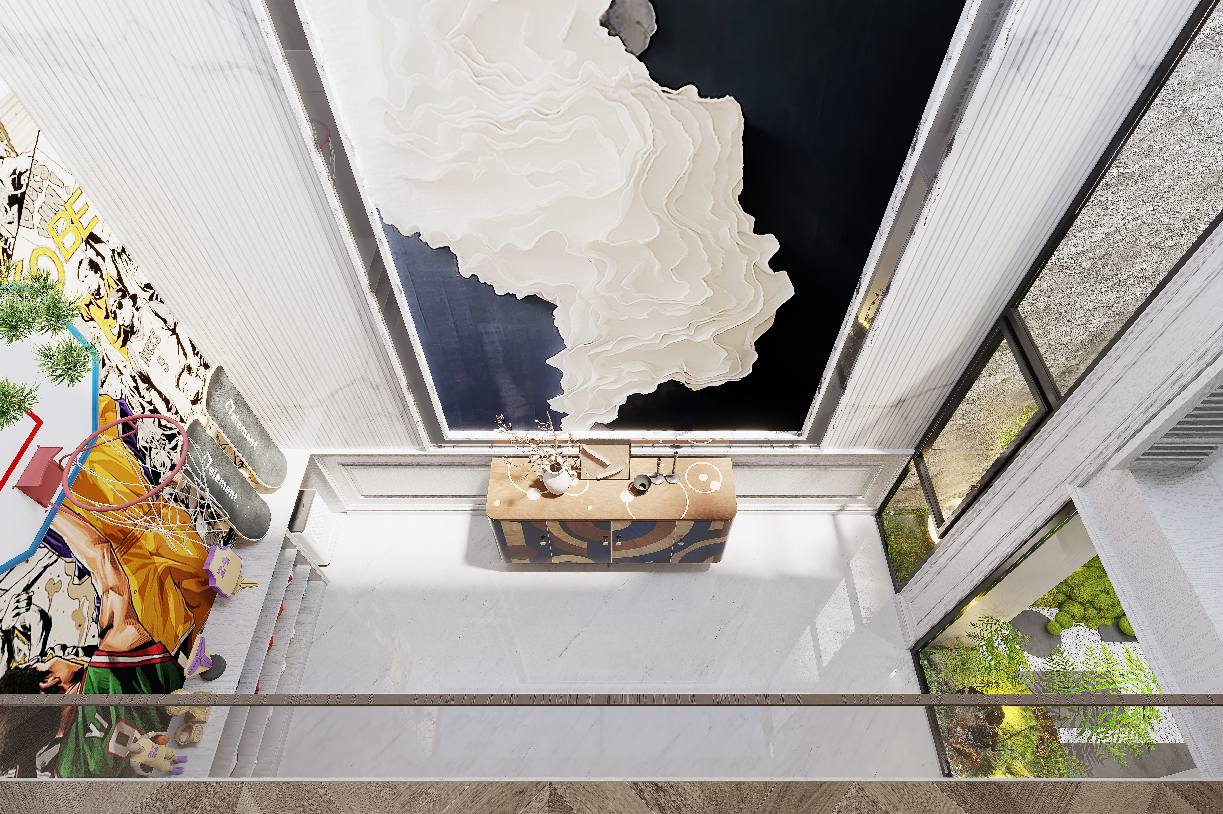 松弛浪漫·雅致生活600㎡现代美式别墅设计丨中国金华丨金华国冠别墅设计中心-14