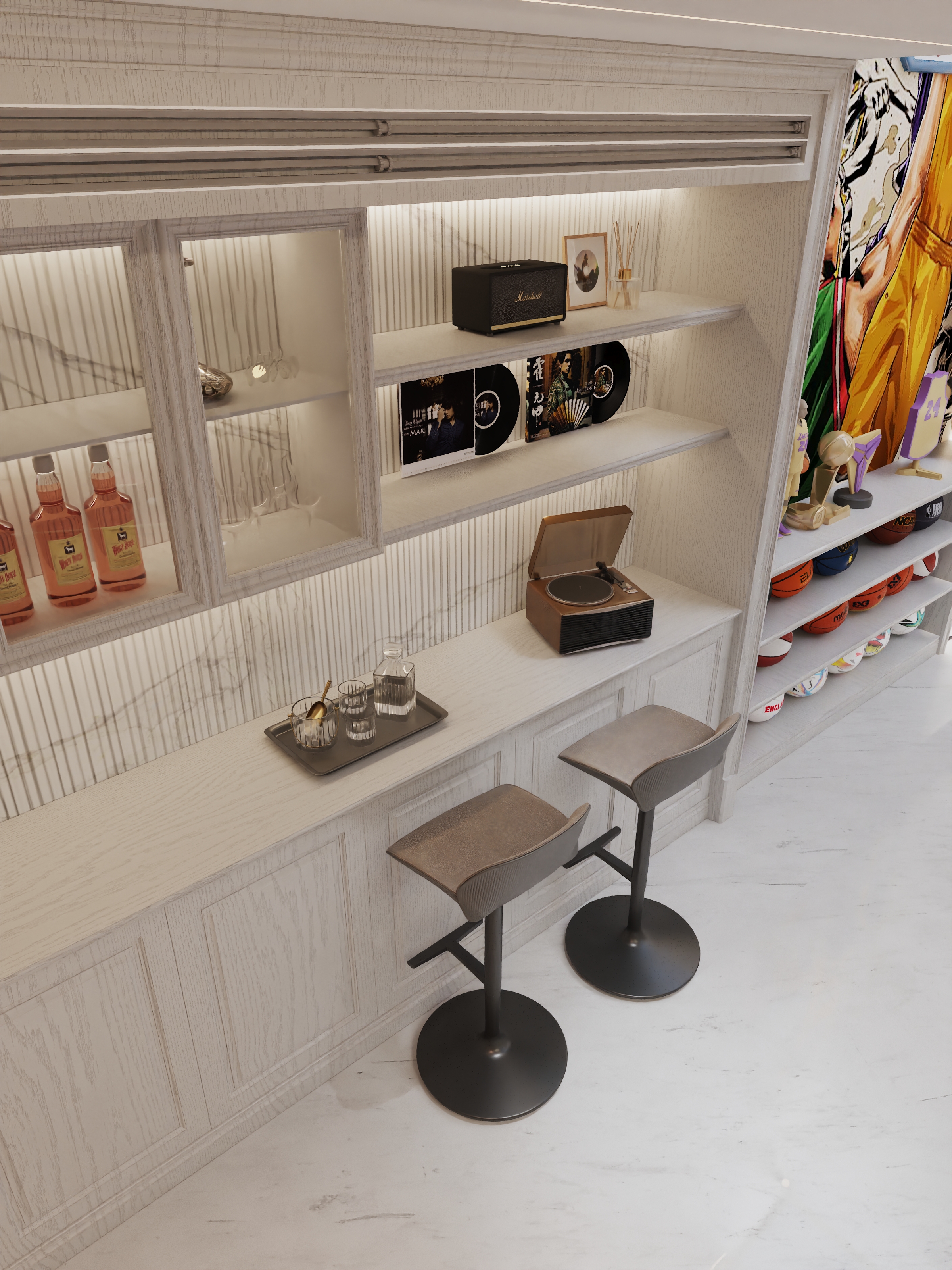 松弛浪漫·雅致生活600㎡现代美式别墅设计丨中国金华丨金华国冠别墅设计中心-26