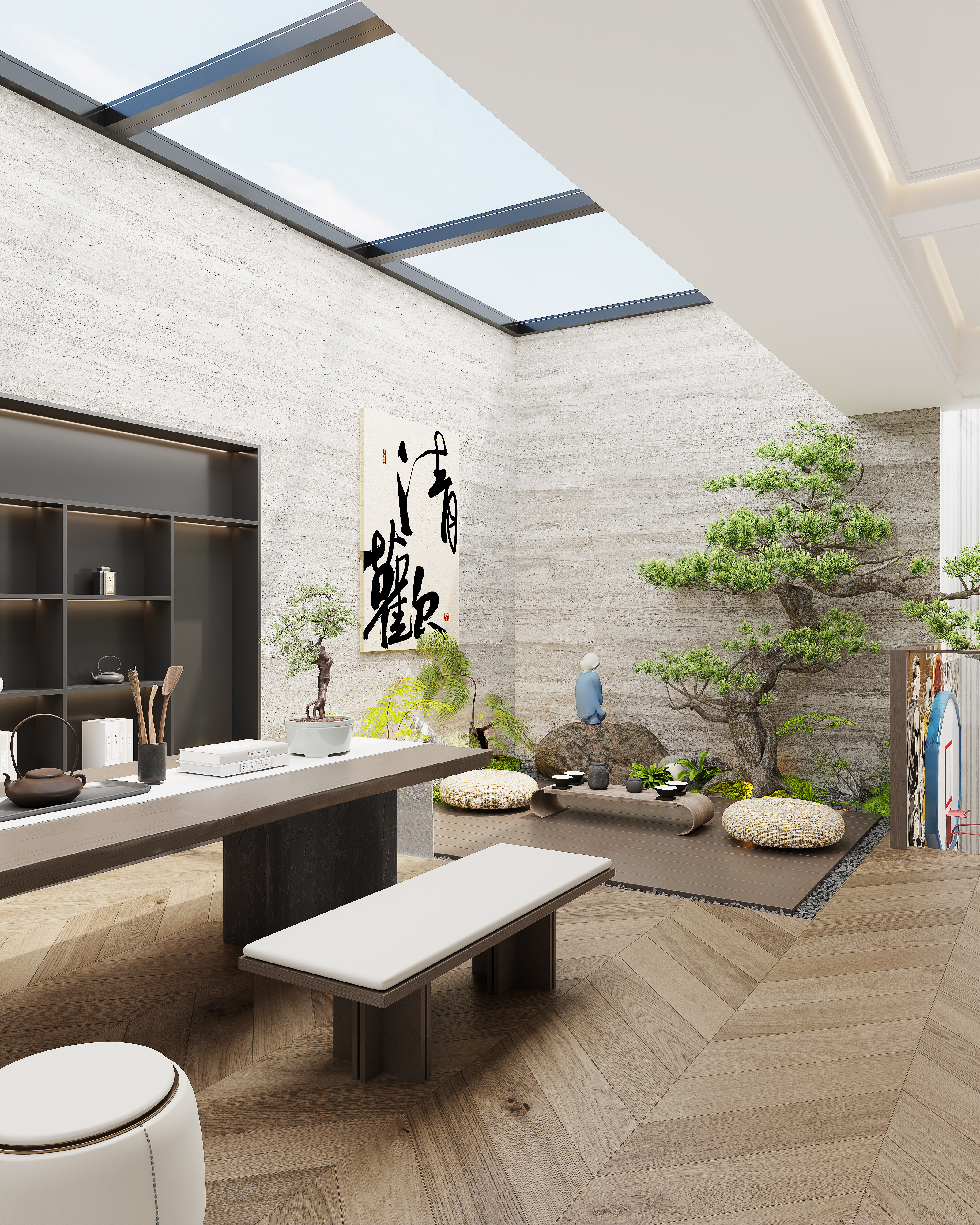 松弛浪漫·雅致生活600㎡现代美式别墅设计丨中国金华丨金华国冠别墅设计中心-59