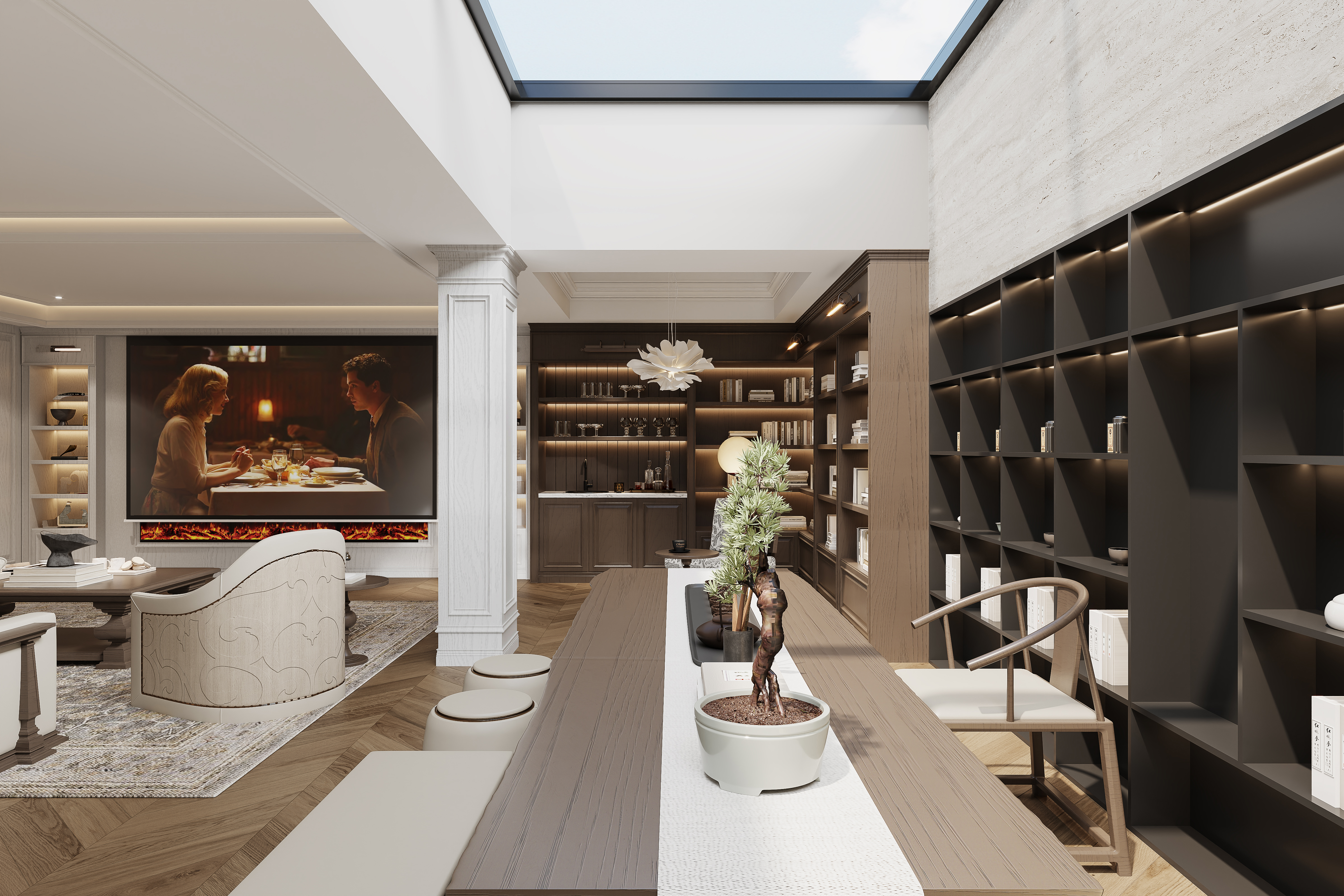 松弛浪漫·雅致生活600㎡现代美式别墅设计丨中国金华丨金华国冠别墅设计中心-64