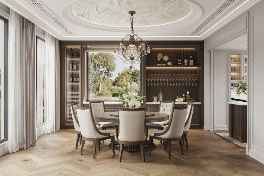 松弛浪漫·雅致生活600㎡现代美式别墅设计丨中国金华丨金华国冠别墅设计中心-94