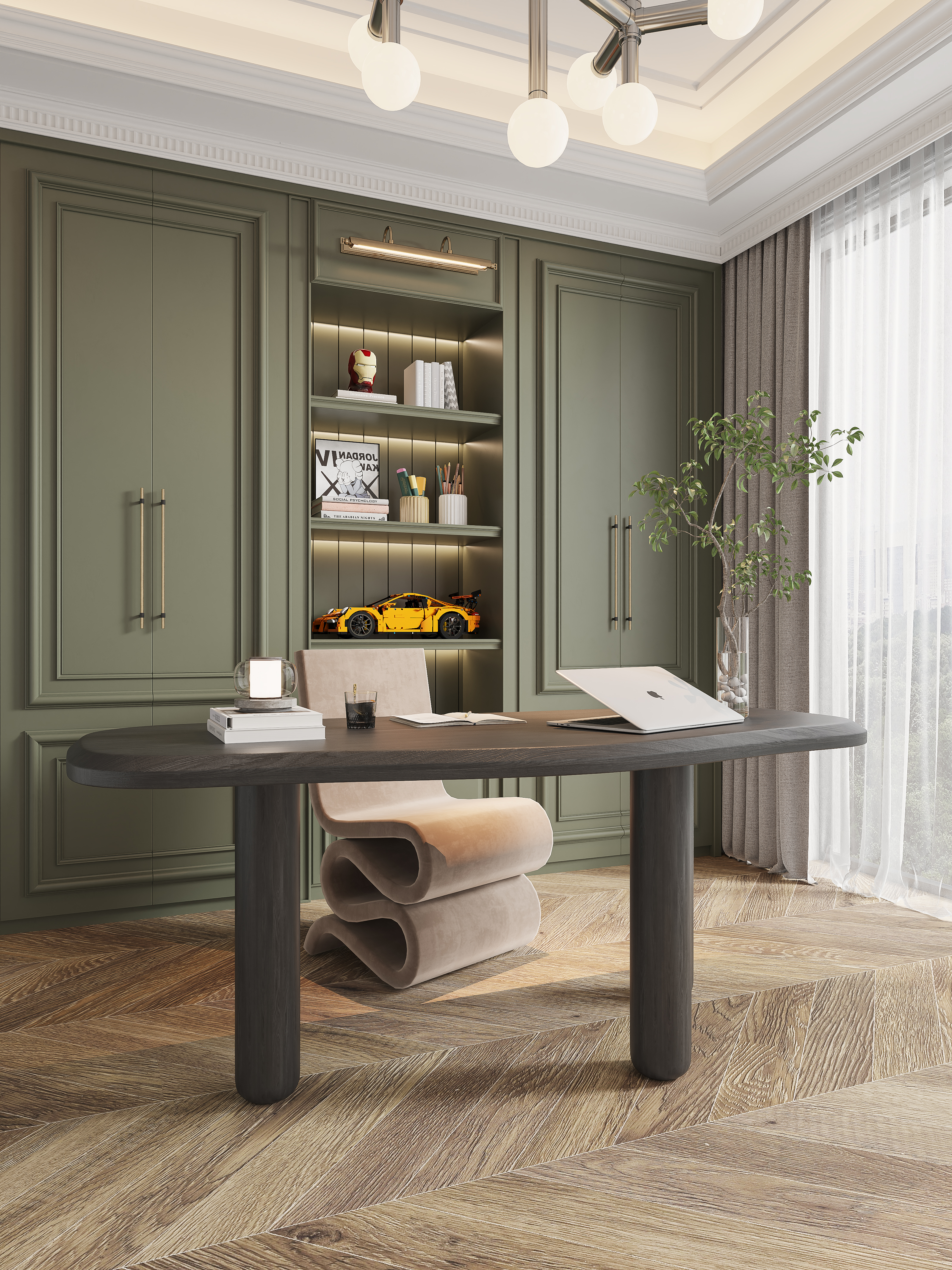 松弛浪漫·雅致生活600㎡现代美式别墅设计丨中国金华丨金华国冠别墅设计中心-103