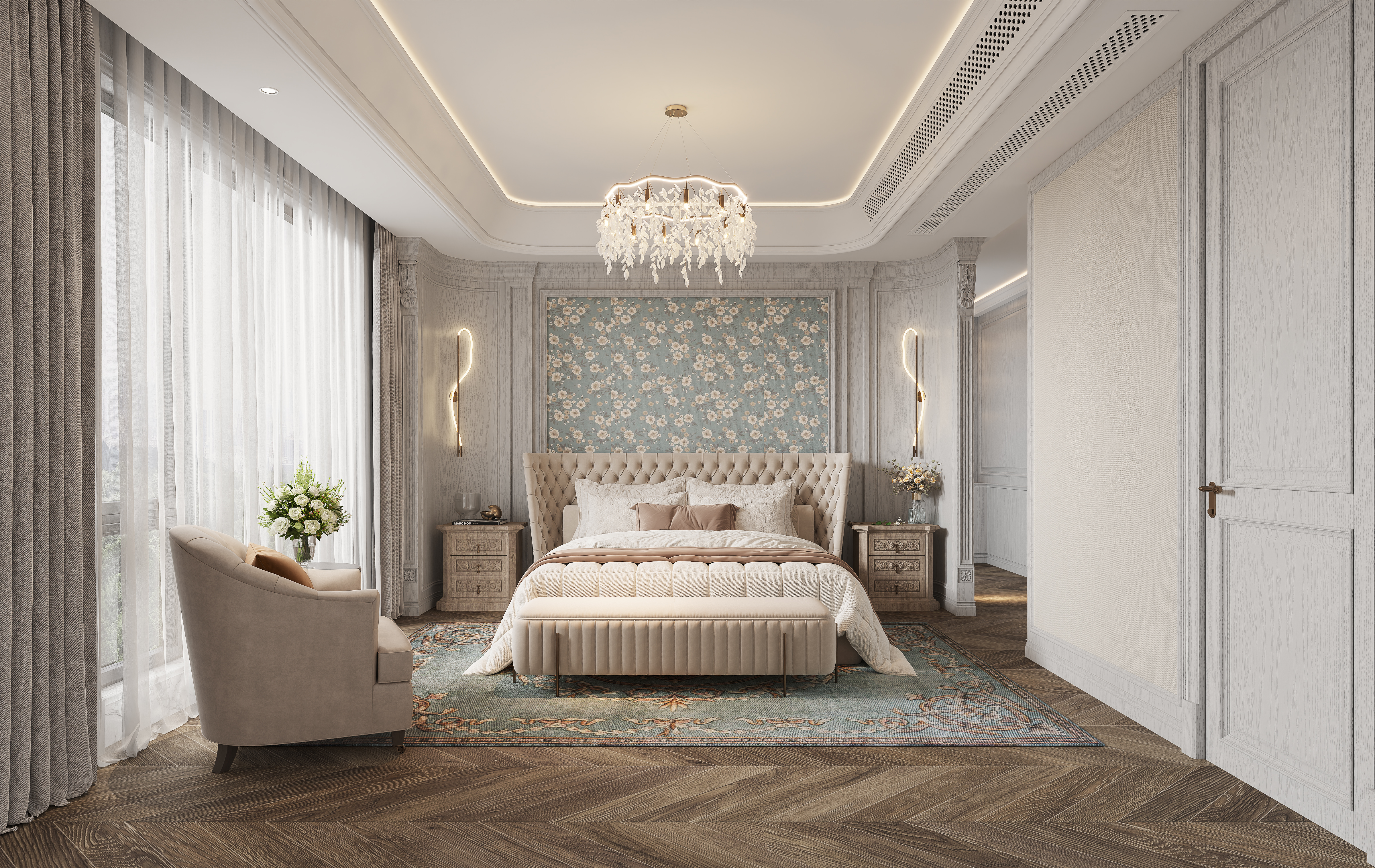 松弛浪漫·雅致生活600㎡现代美式别墅设计丨中国金华丨金华国冠别墅设计中心-123