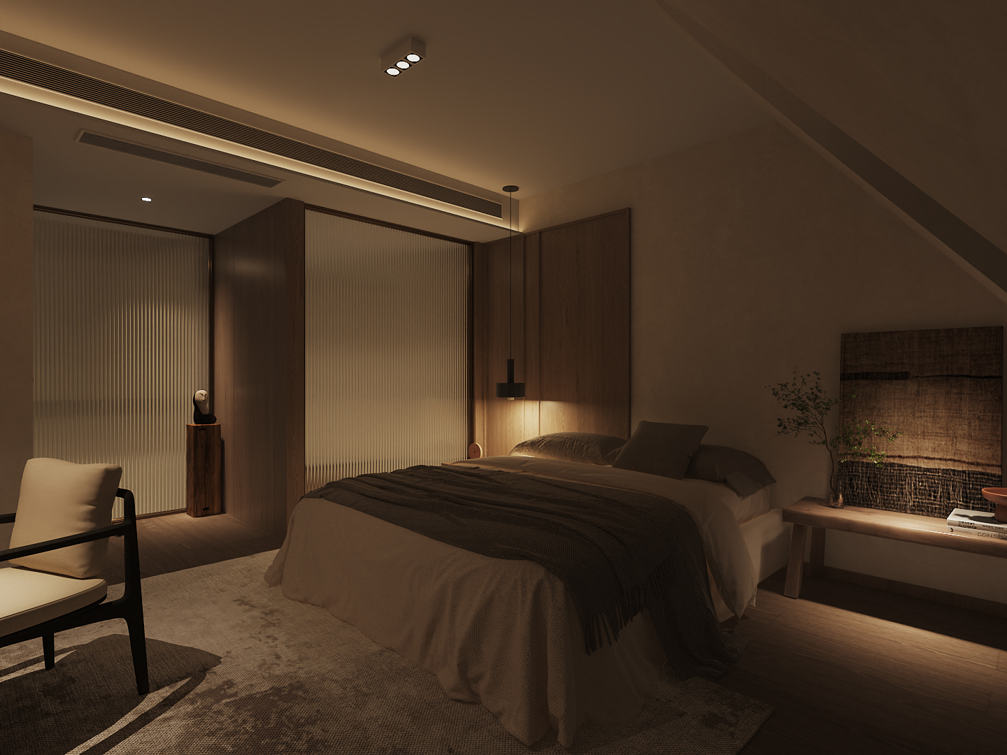 松弛浪漫·雅致生活600㎡现代美式别墅设计丨中国金华丨金华国冠别墅设计中心-143