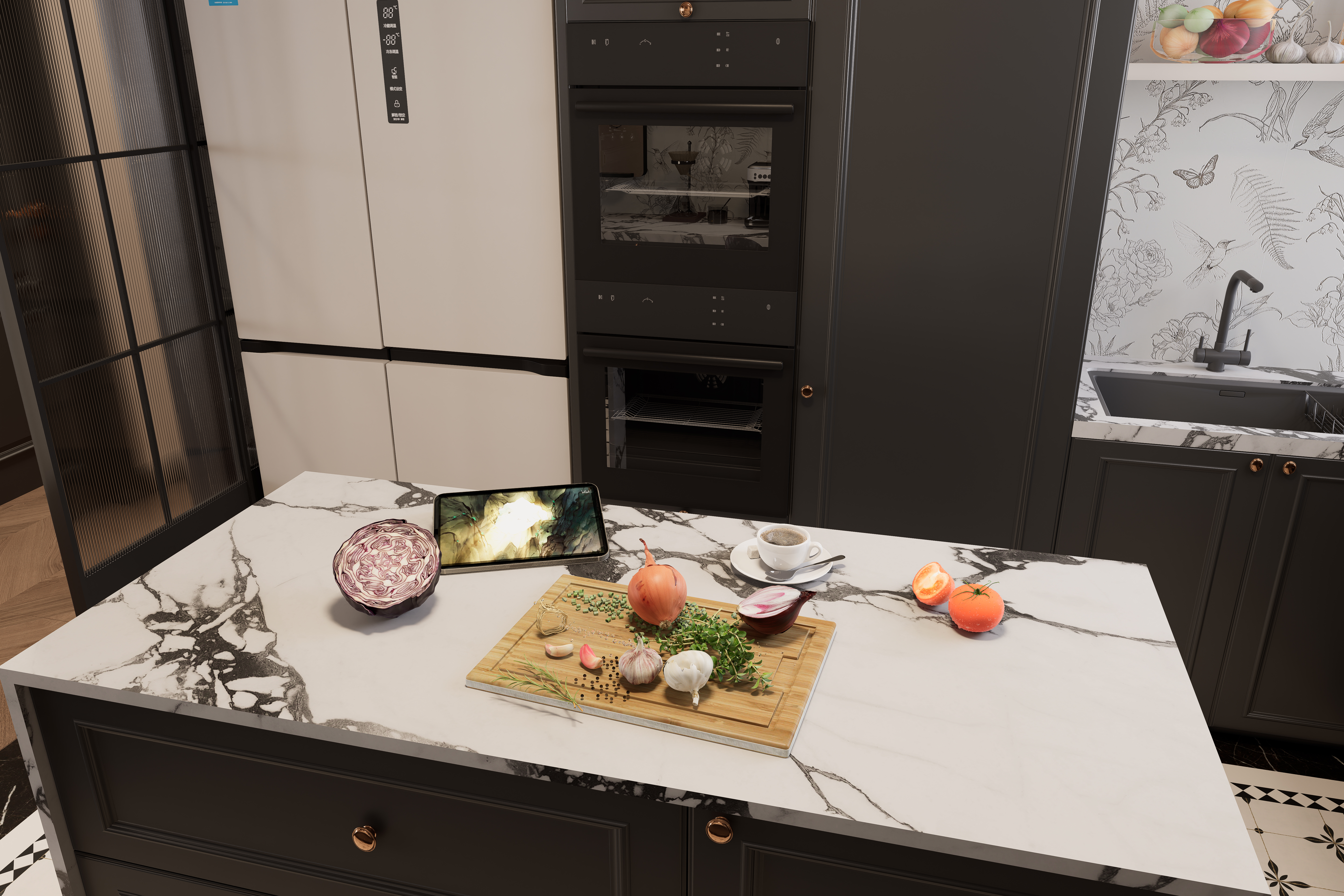 鹿溪源《花序》· 188㎡法式轻奢风住宅设计丨中国成都丨毛仕洪-10