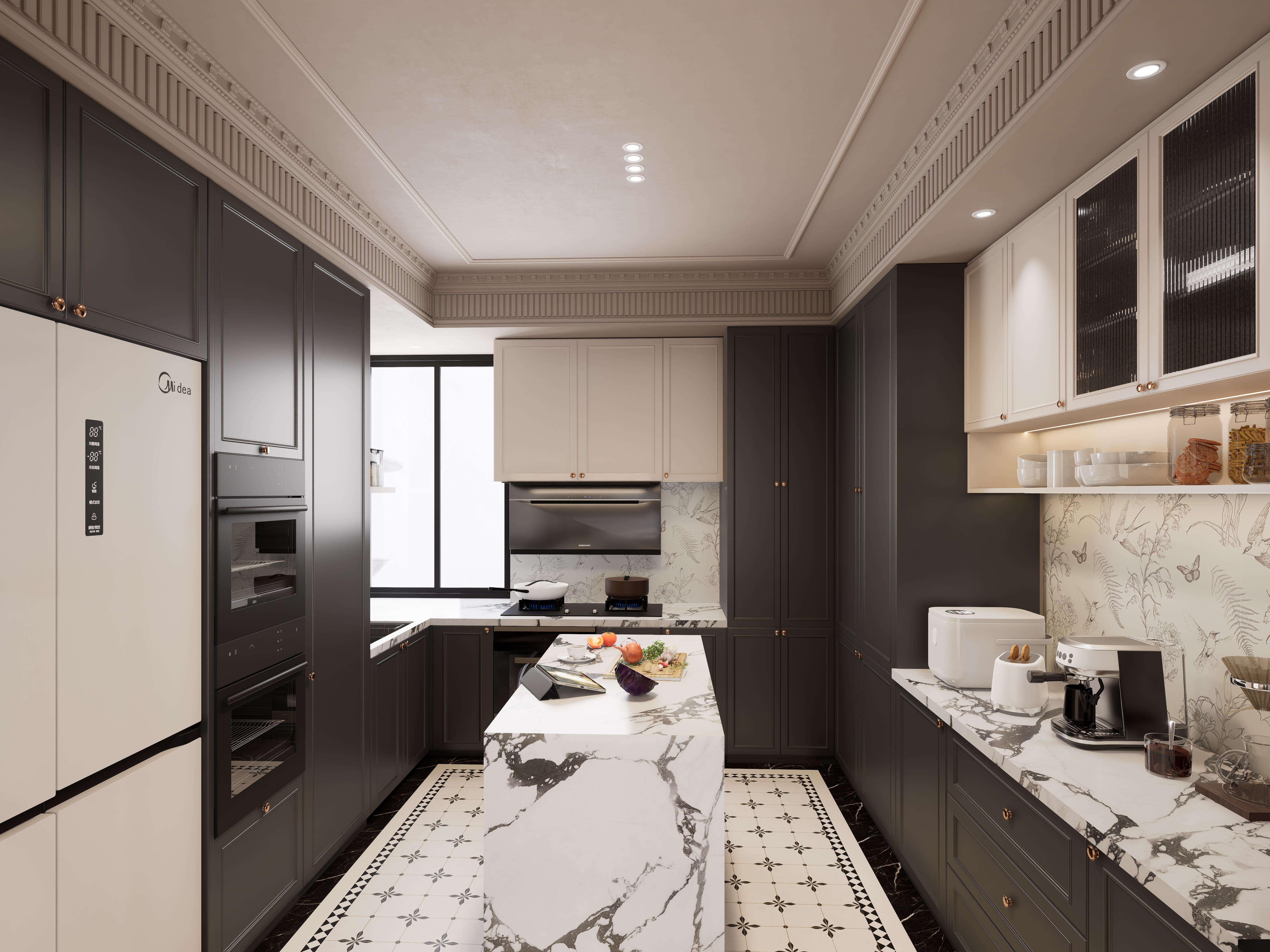 鹿溪源《花序》· 188㎡法式轻奢风住宅设计丨中国成都丨毛仕洪-11