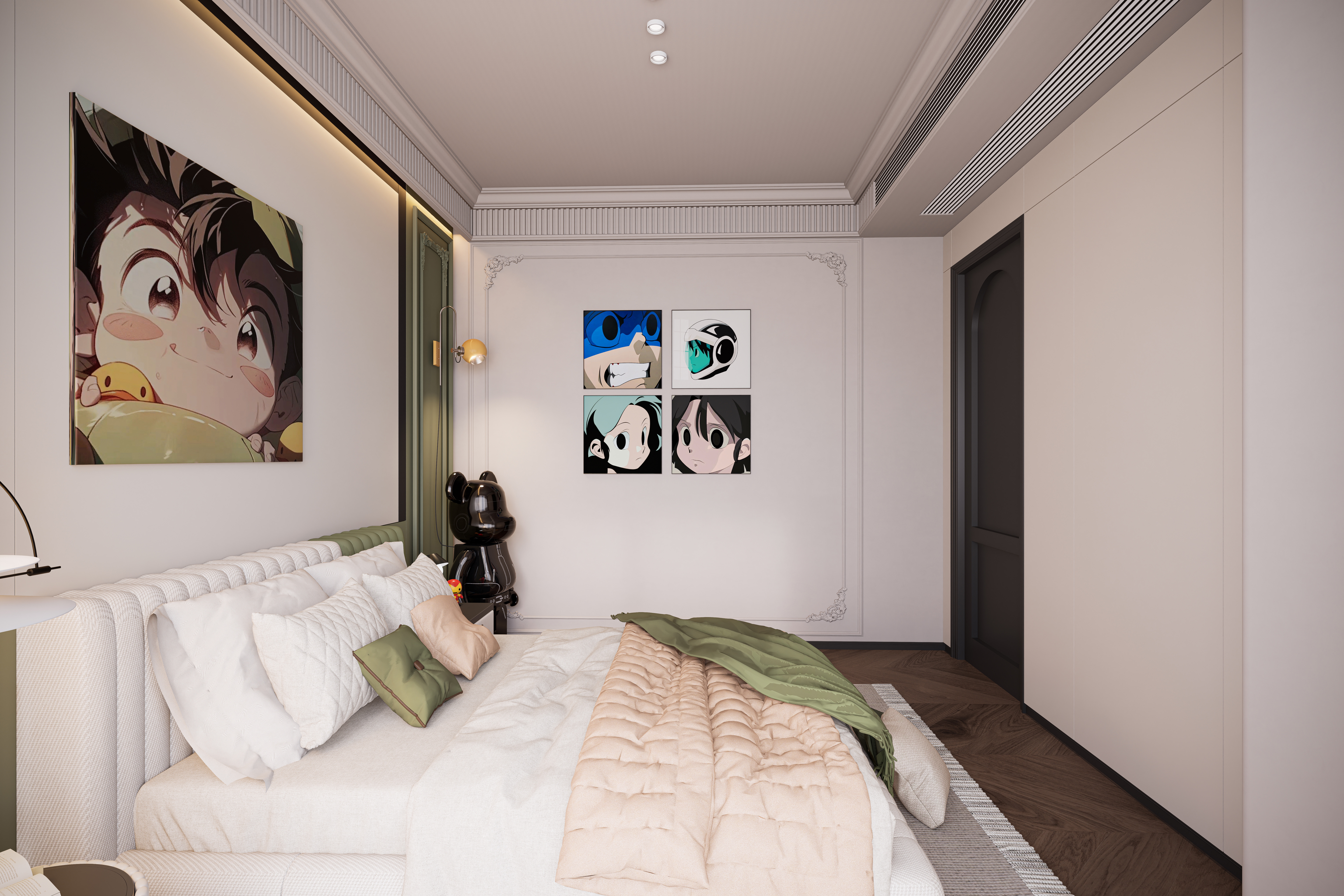 鹿溪源《花序》· 188㎡法式轻奢风住宅设计丨中国成都丨毛仕洪-22