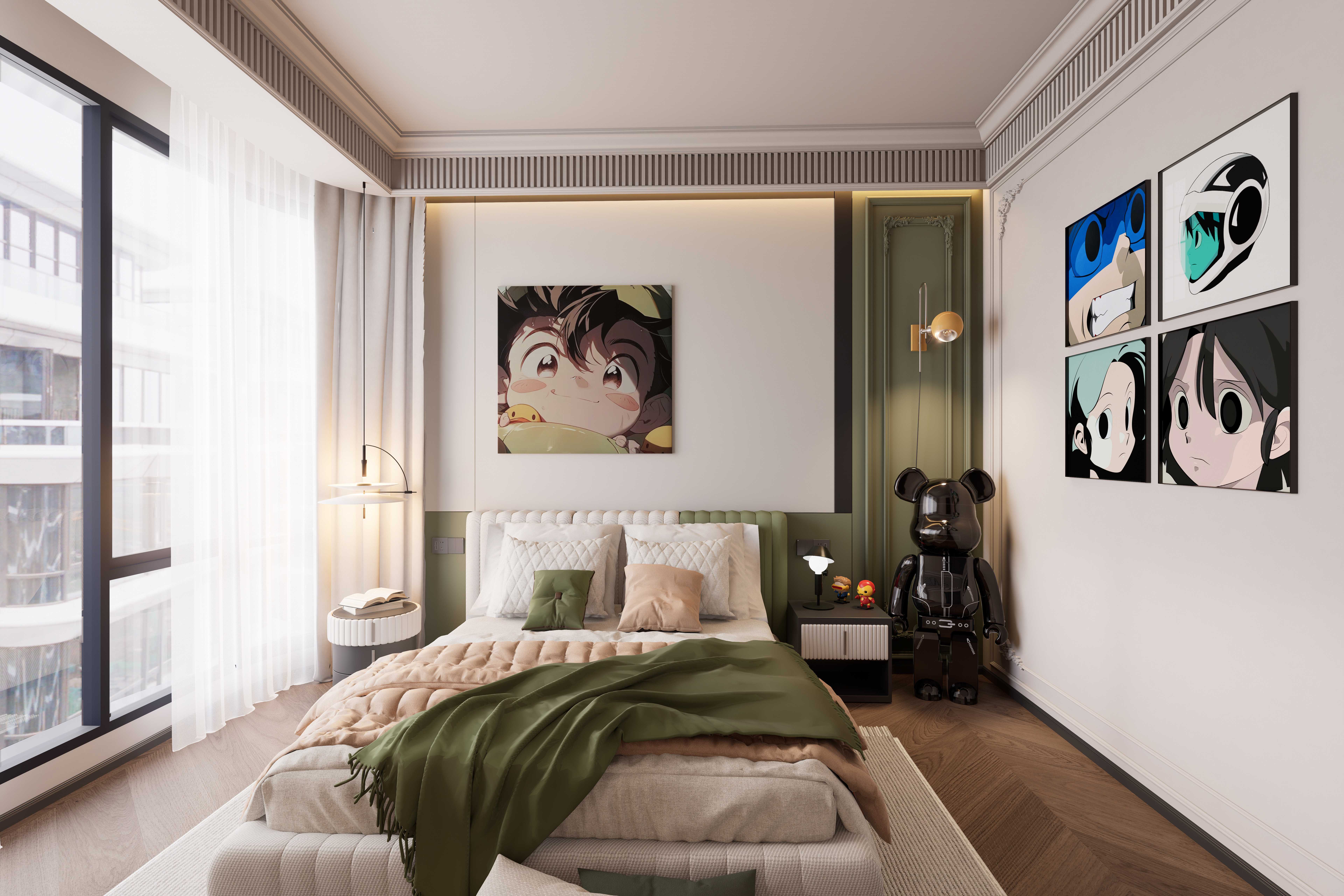 鹿溪源《花序》· 188㎡法式轻奢风住宅设计丨中国成都丨毛仕洪-23